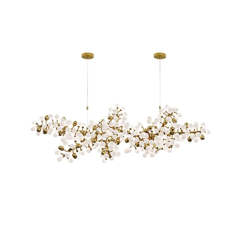 Aldo Elegant Droplet Glass Chandelier-Neutral Decor