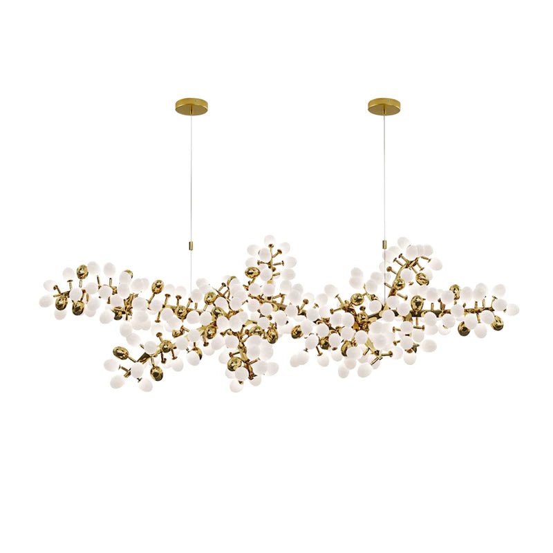 Aldo Elegant Droplet Glass Chandelier-Neutral Decor