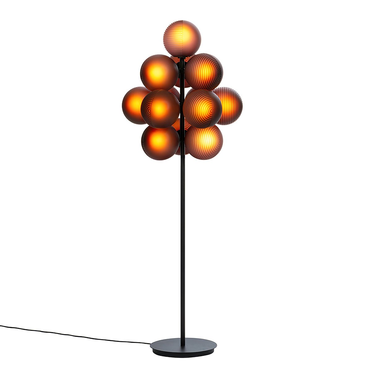 Nyrain Glass Artistic Floor Lamp-Neutral Decor