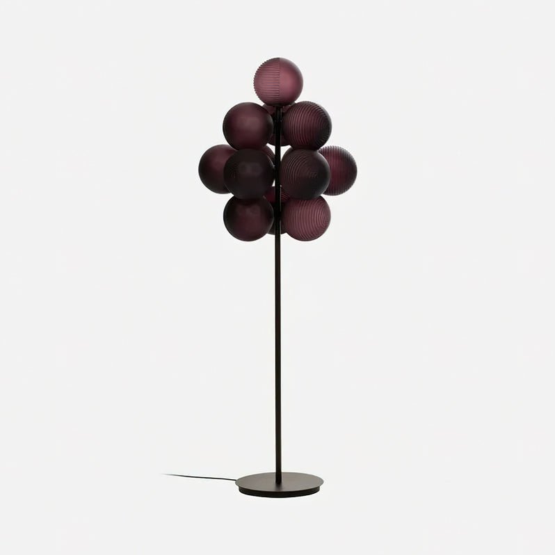 Nyrain Glass Artistic Floor Lamp-Neutral Decor