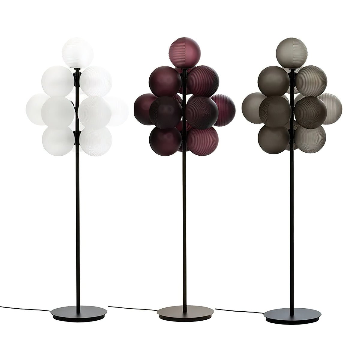 Nyrain Glass Artistic Floor Lamp-Neutral Decor