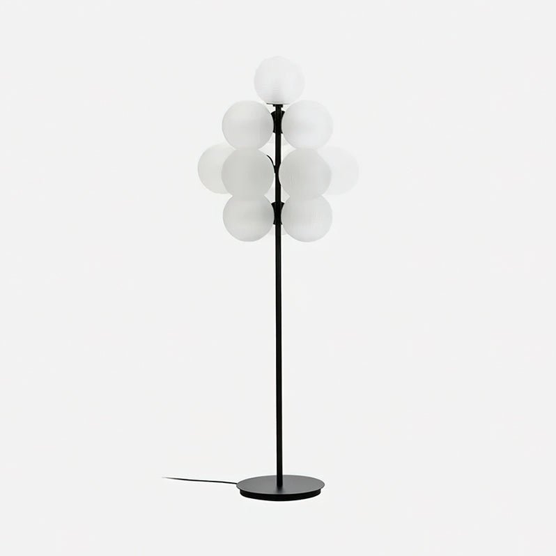 Nyrain Glass Artistic Floor Lamp-Neutral Decor
