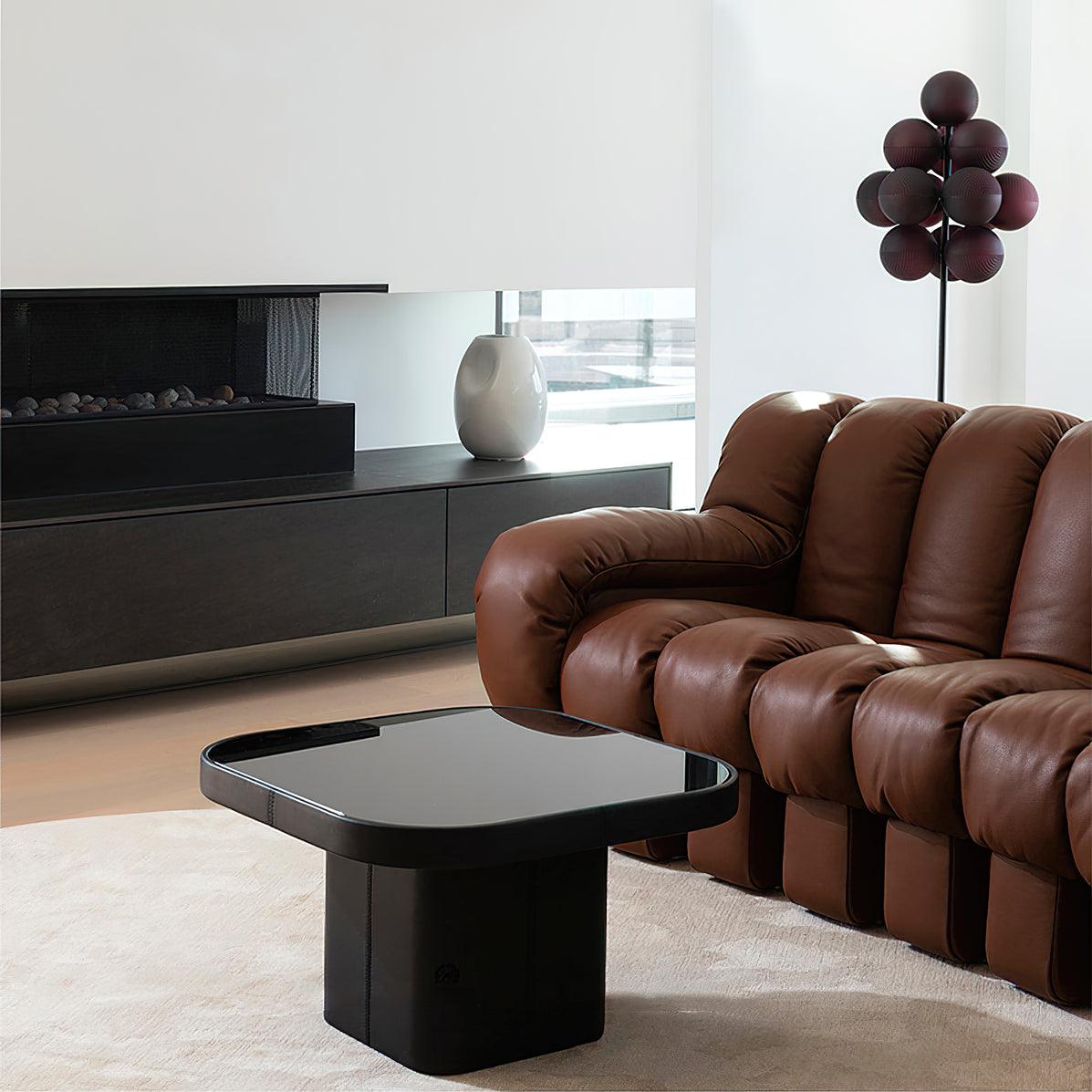 Nyrain Glass Artistic Floor Lamp-Neutral Decor