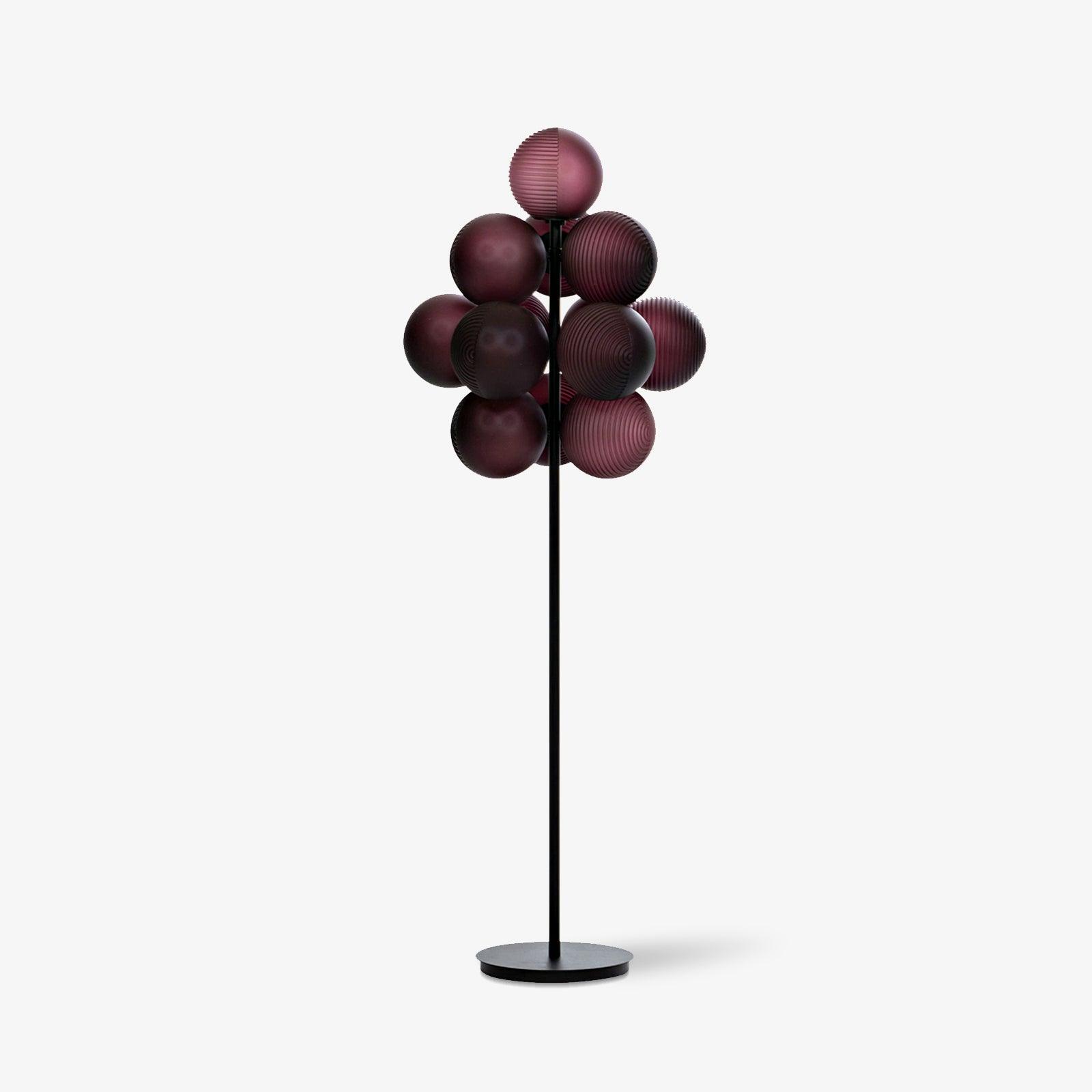 Nyrain Glass Artistic Floor Lamp-Neutral Decor