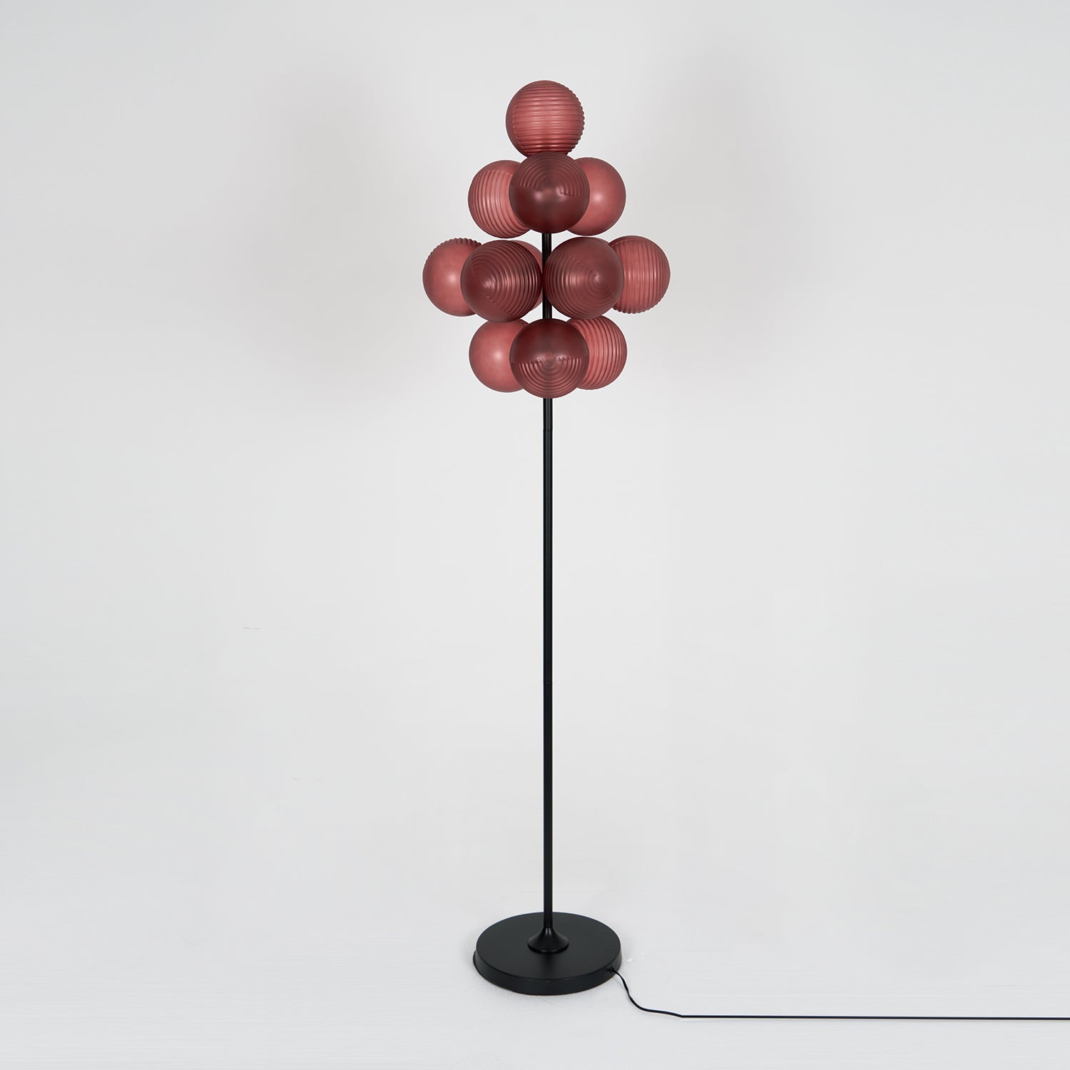 Nyrain Glass Artistic Floor Lamp-Neutral Decor