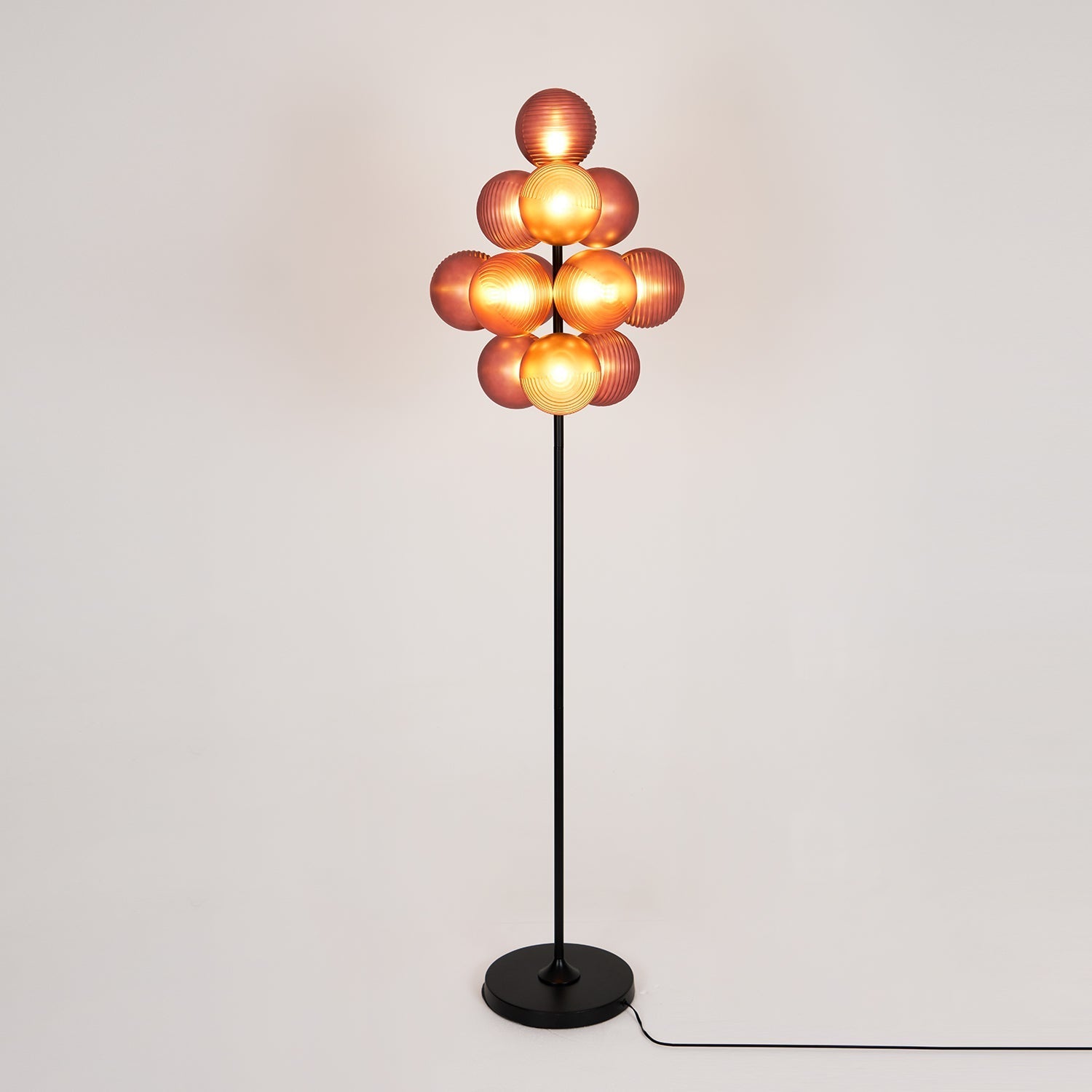 Nyrain Glass Artistic Floor Lamp-Neutral Decor