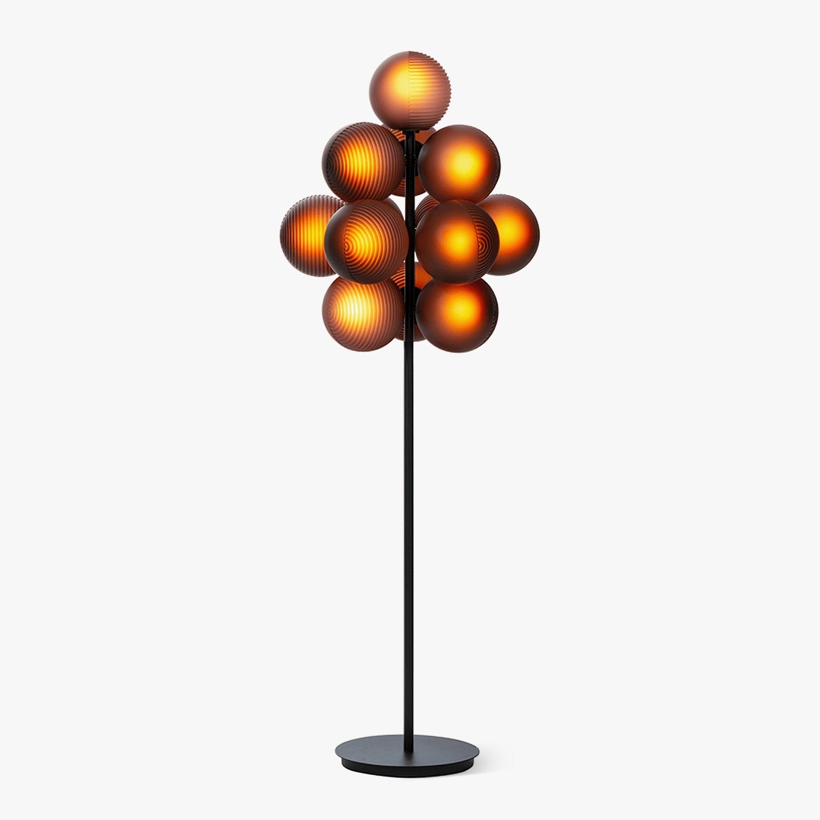 Nyrain Glass Artistic Floor Lamp-Neutral Decor