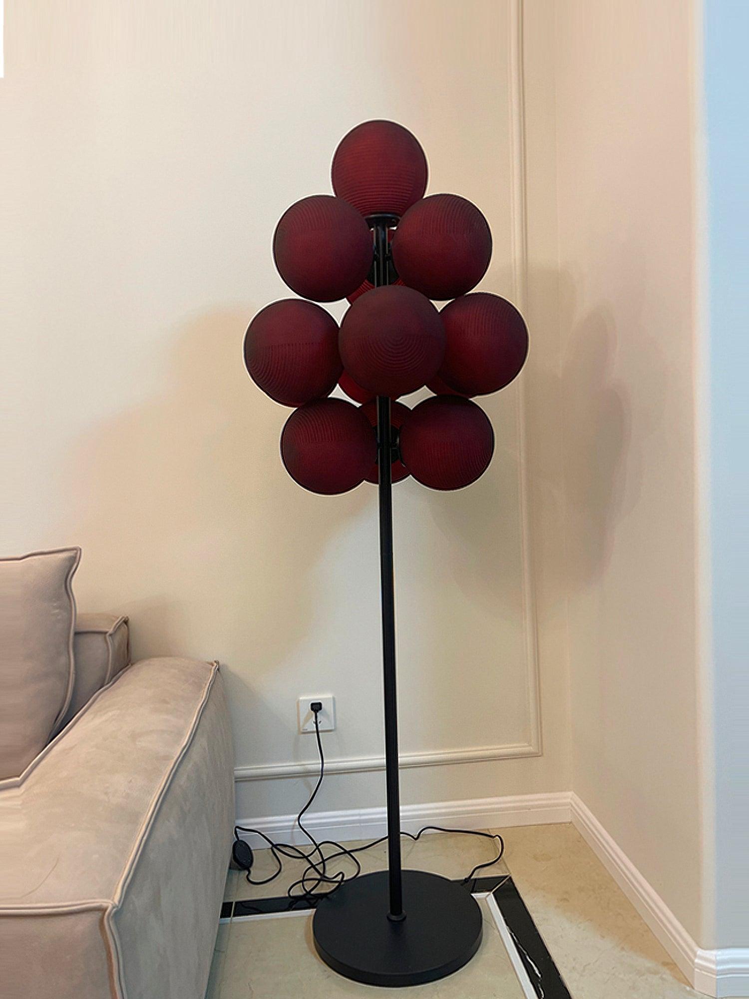 Nyrain Glass Artistic Floor Lamp-Neutral Decor