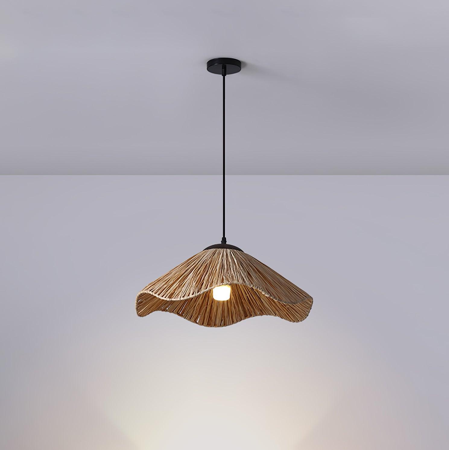 Falinor Straw Bohemian Pendant Lamp-Neutral Decor