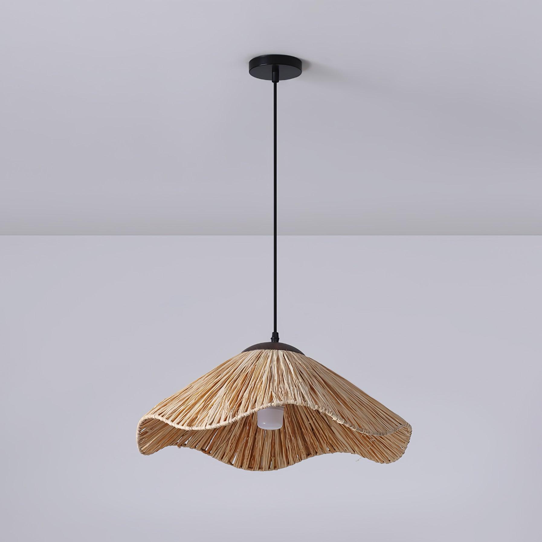Falinor Straw Bohemian Pendant Lamp-Neutral Decor