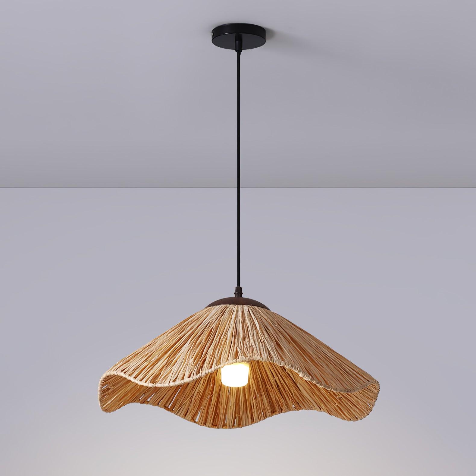 Falinor Straw Bohemian Pendant Lamp-Neutral Decor