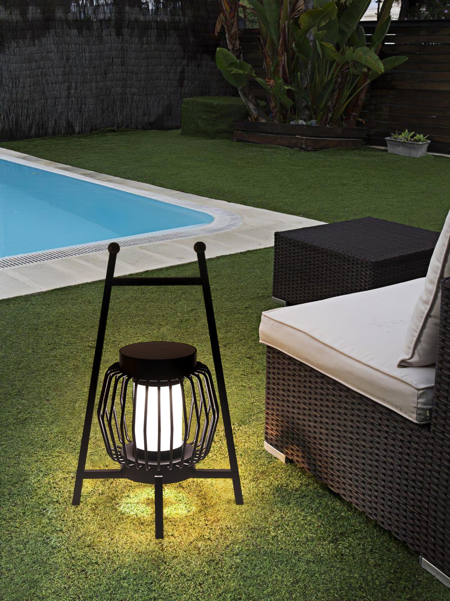 Vithair Oriental Wooden Floor Lamp-Neutral Decor