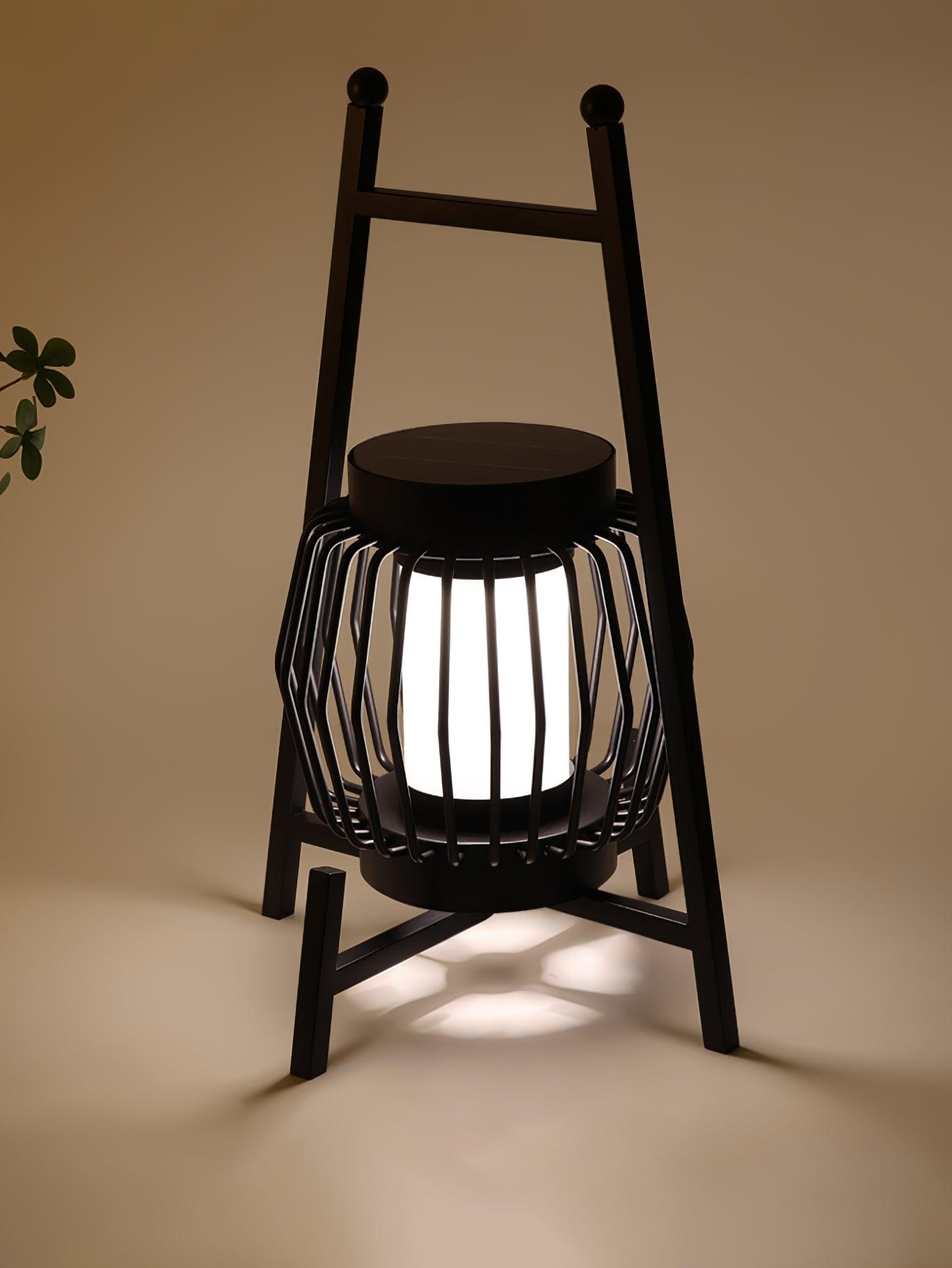 Vithair Oriental Wooden Floor Lamp-Neutral Decor
