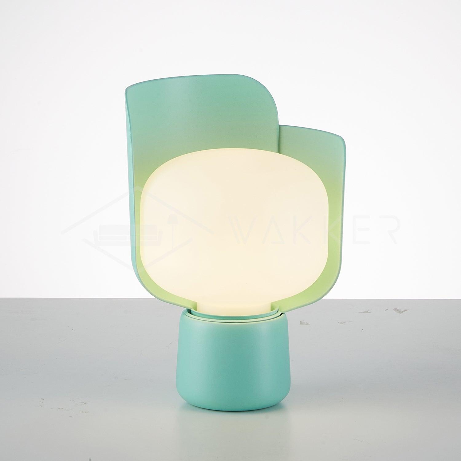 Zuri Plastic Minimalist Table Lamp-Neutral Decor
