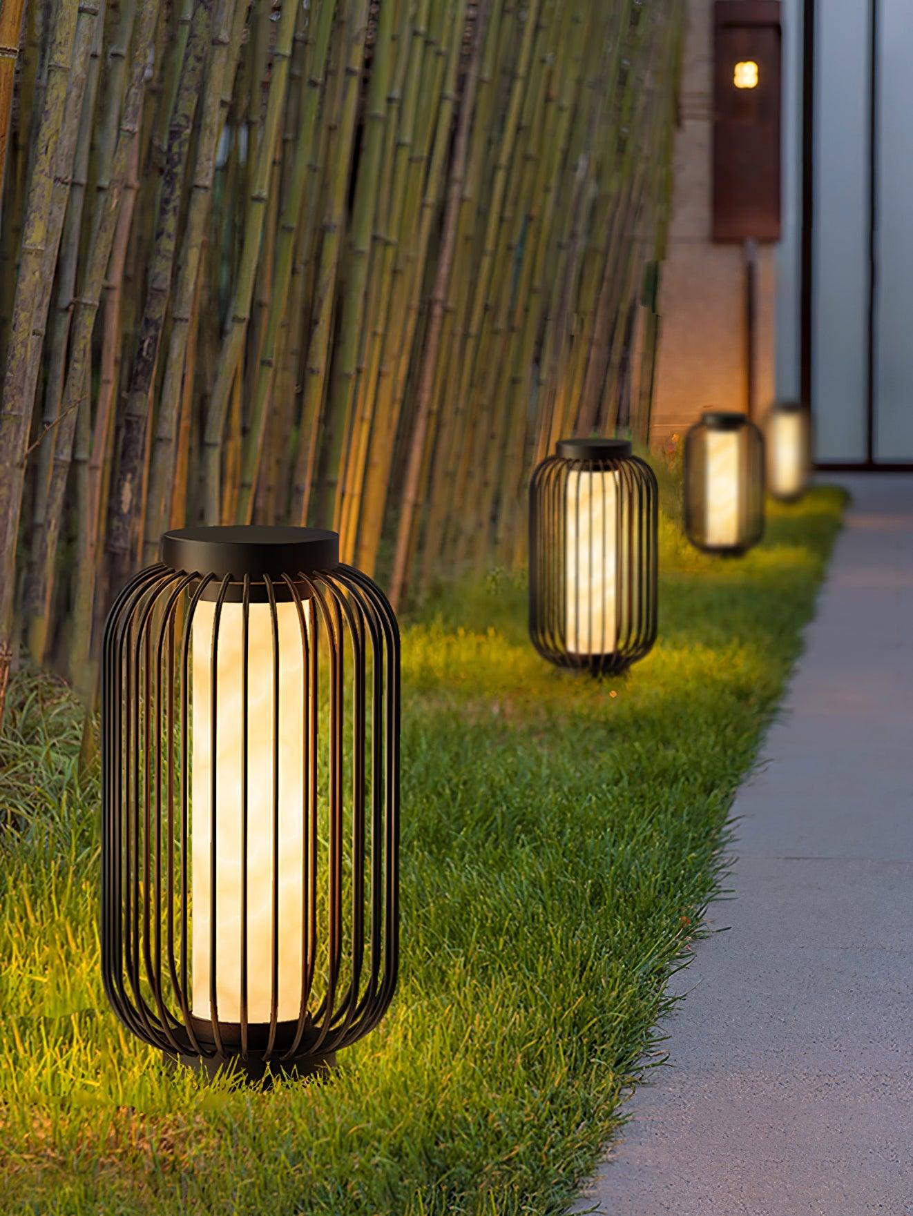Eurthael Oriental Alabaster Table Lamp-Neutral Decor