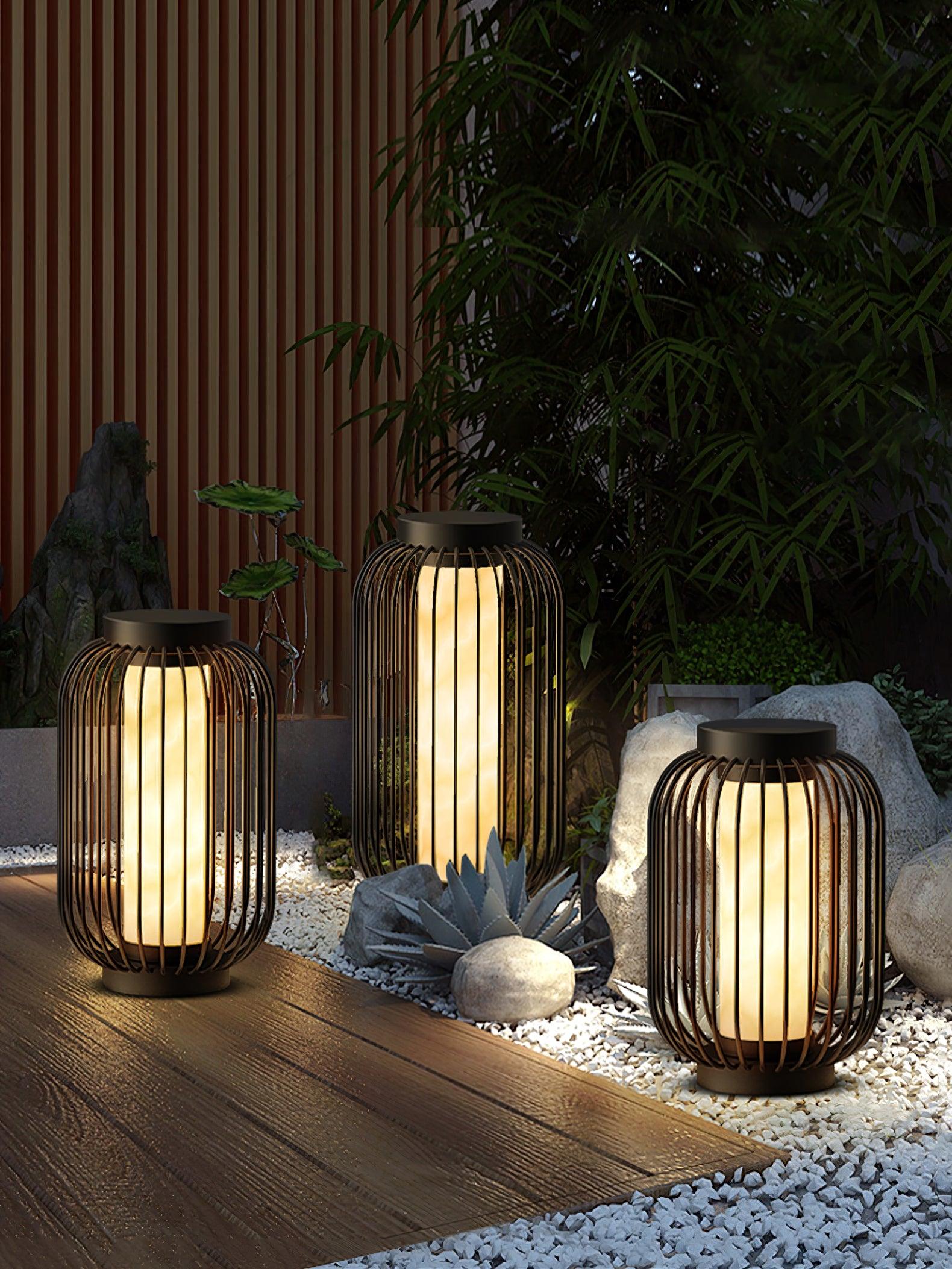 Eurthael Oriental Alabaster Table Lamp-Neutral Decor