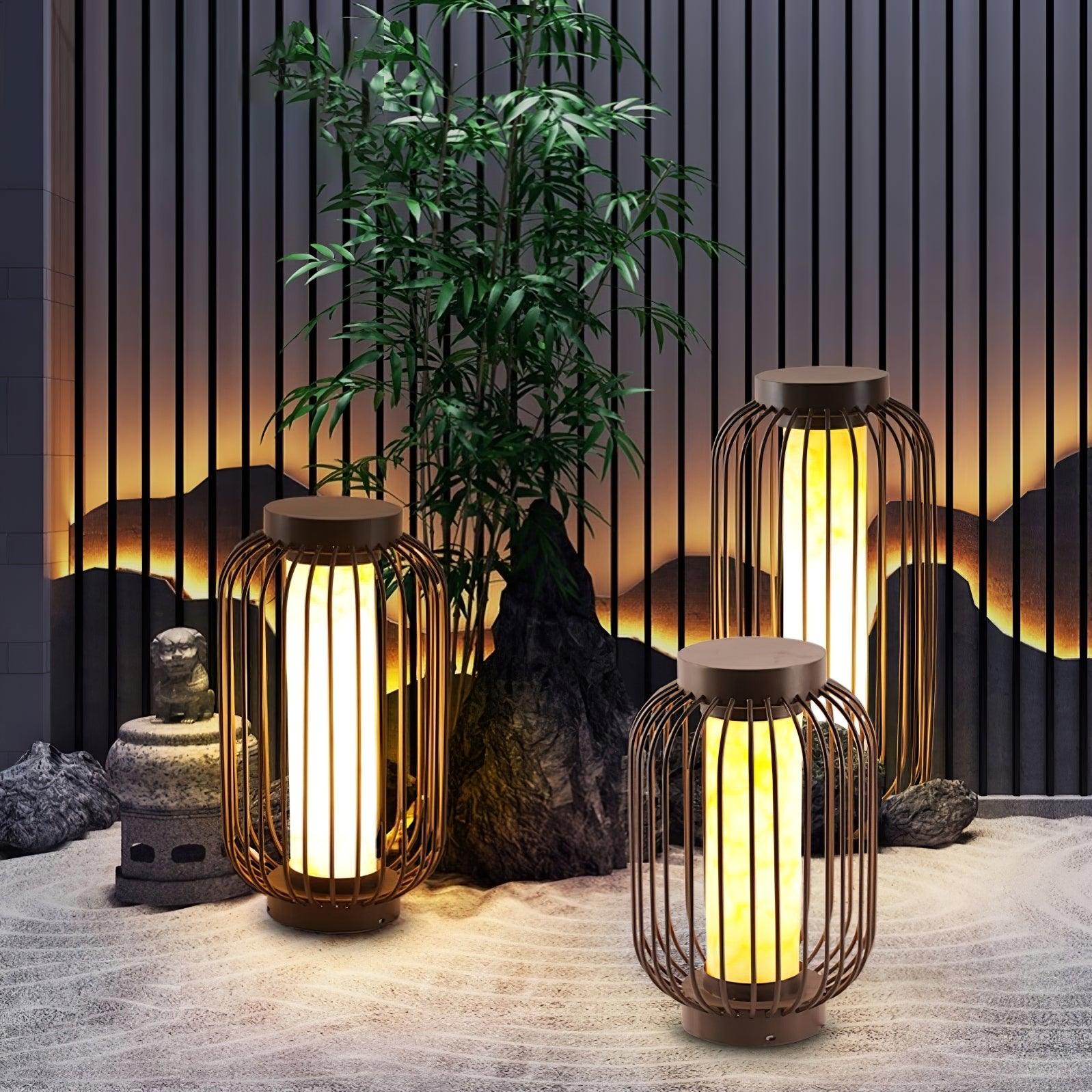 Eurthael Oriental Alabaster Table Lamp-Neutral Decor