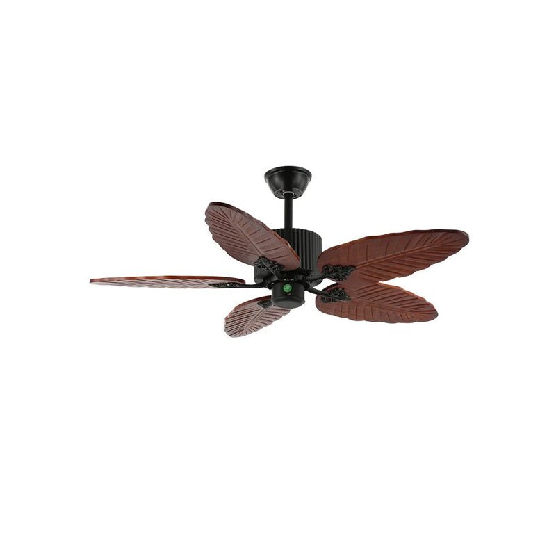 Banana Wood Leaves Ceiling Fan Light-Neutral Decor