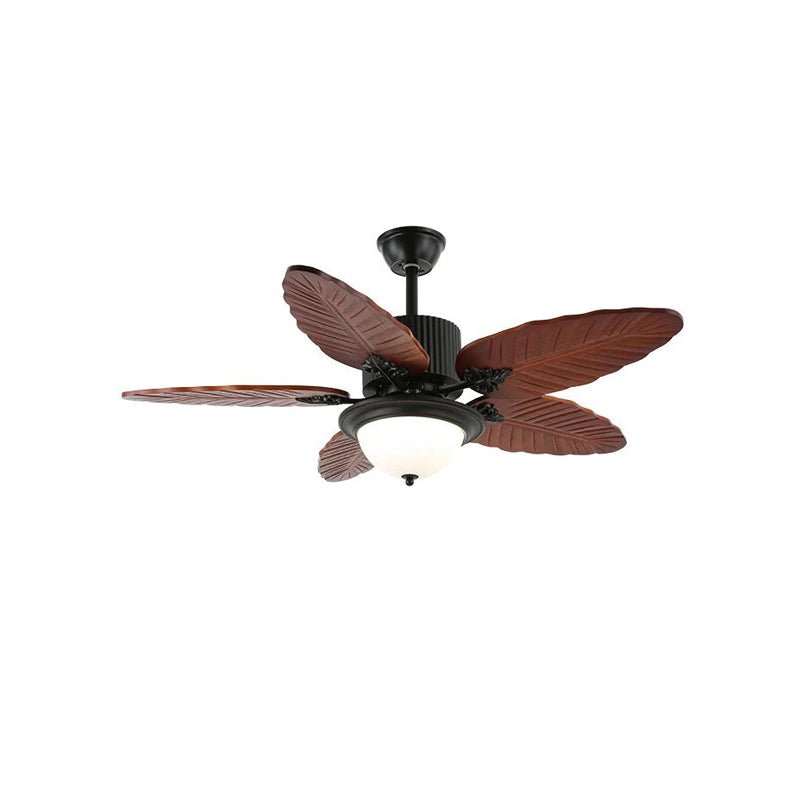 Banana Wood Leaves Ceiling Fan Light-Neutral Decor
