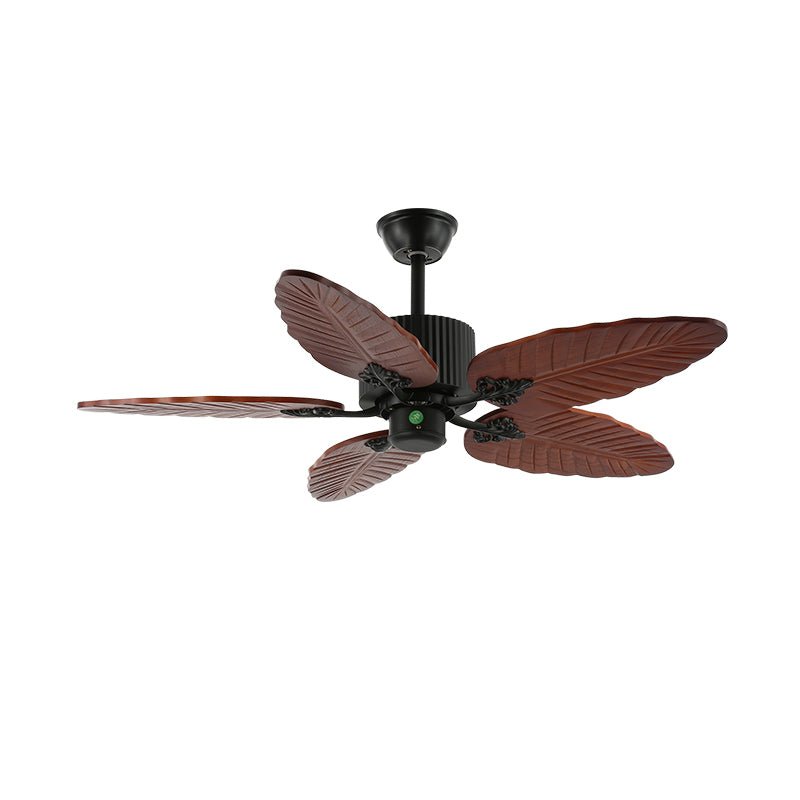 Banana Wood Leaves Ceiling Fan Light-Neutral Decor