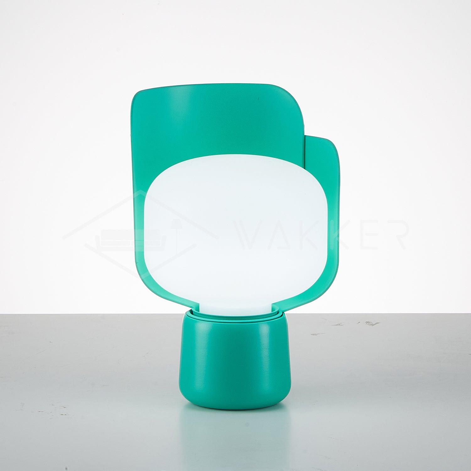 Zuri Plastic Minimalist Table Lamp-Neutral Decor