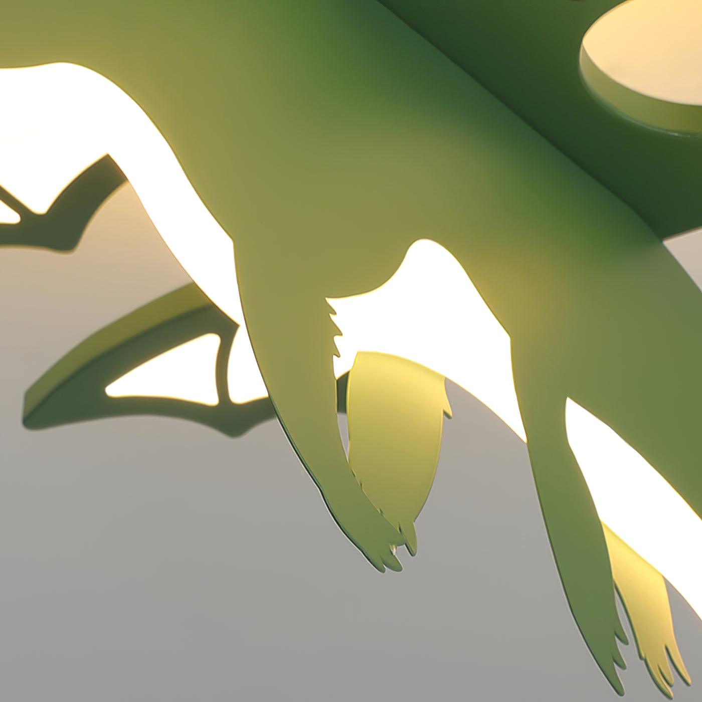 Lustra Ceiling Light Green Dinosaur LED-Neutral Decor