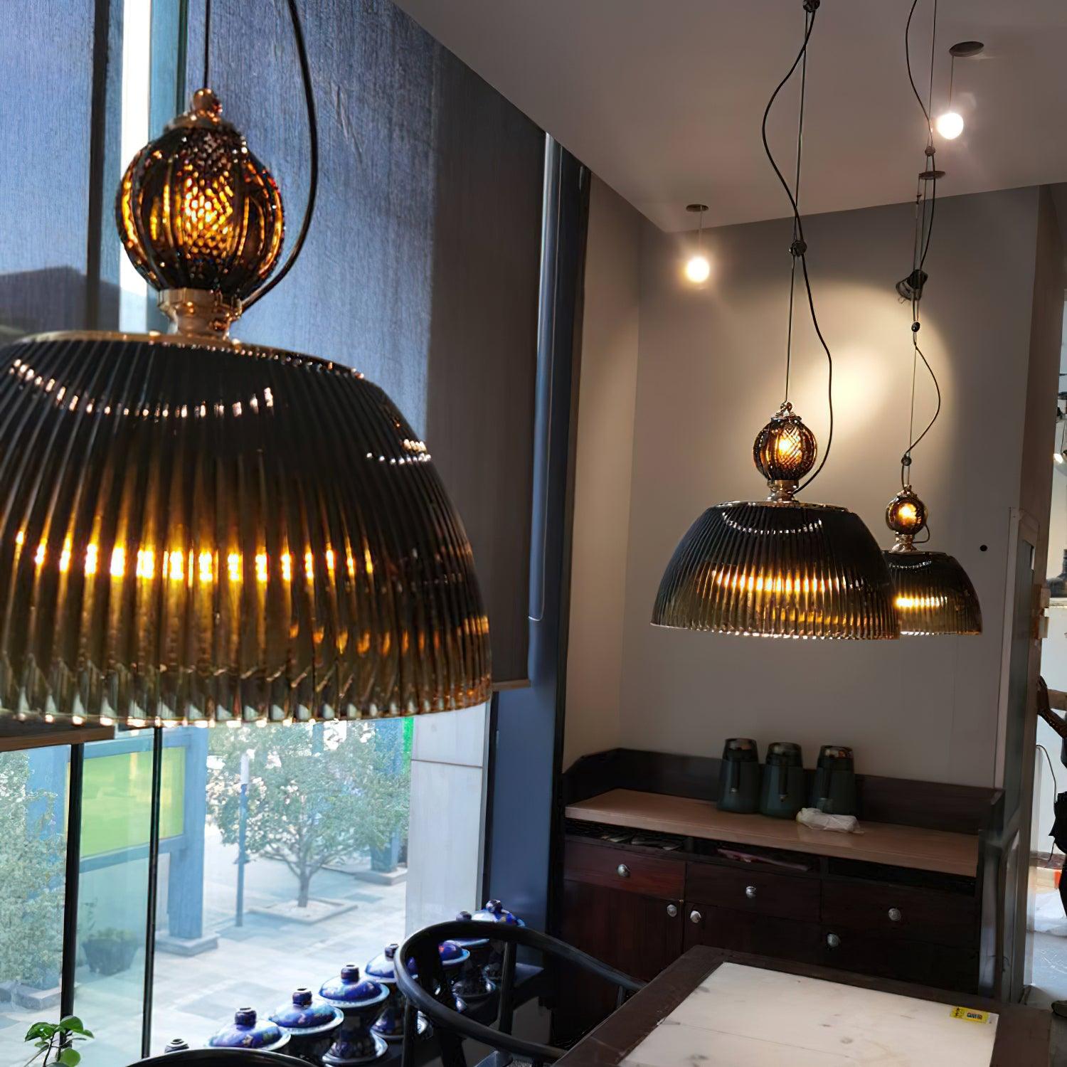 Nray Glass Retro Pendant Lamp-Neutral Decor