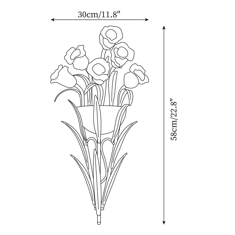 Lunafleur Lily Wall Lamp