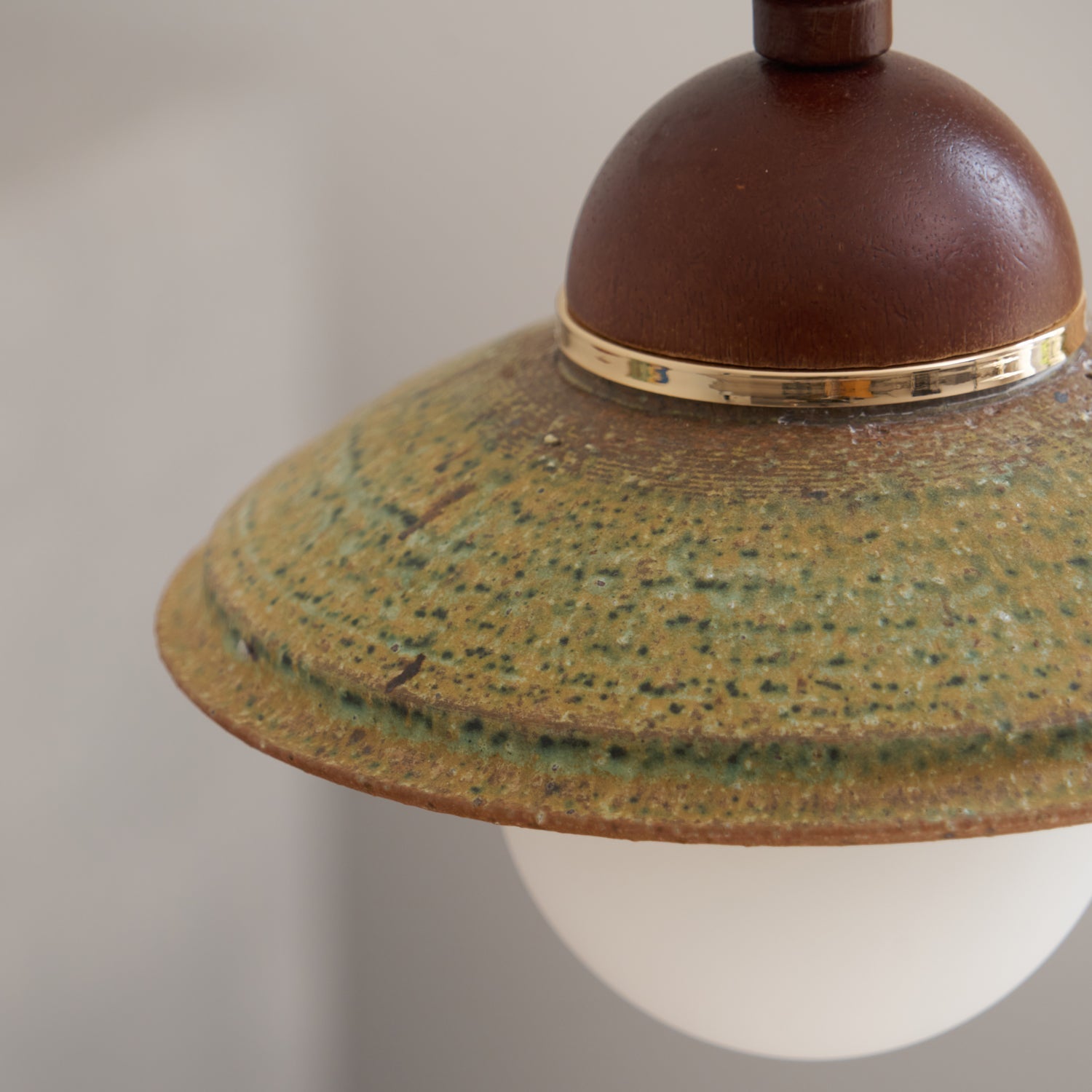 Macell Nordic Art Wood Ceramics Pendant Lamp-Neutral Decor