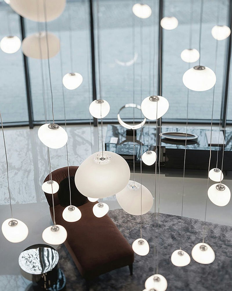 Veveno Scandinavian Pendant Light-Neutral Decor