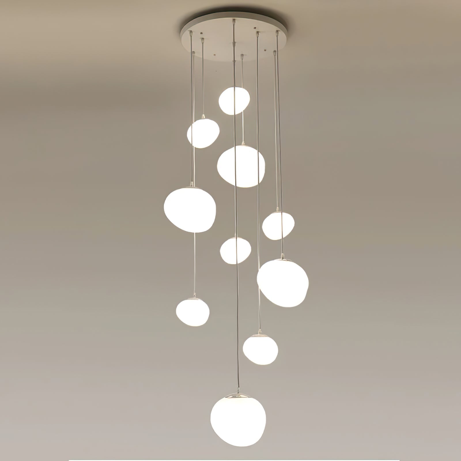 Veveno Scandinavian Pendant Light-Neutral Decor
