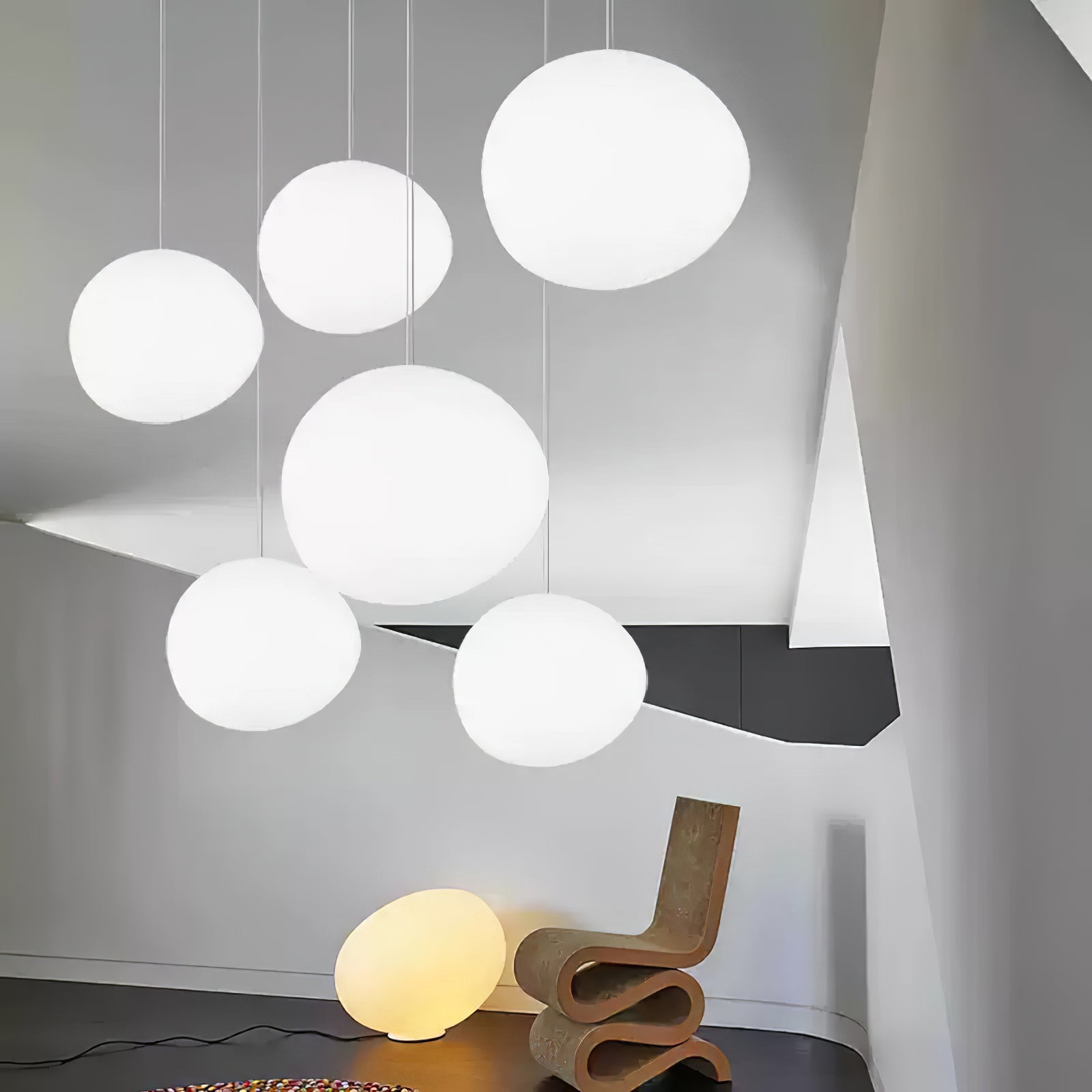 Veveno Scandinavian Pendant Light-Neutral Decor