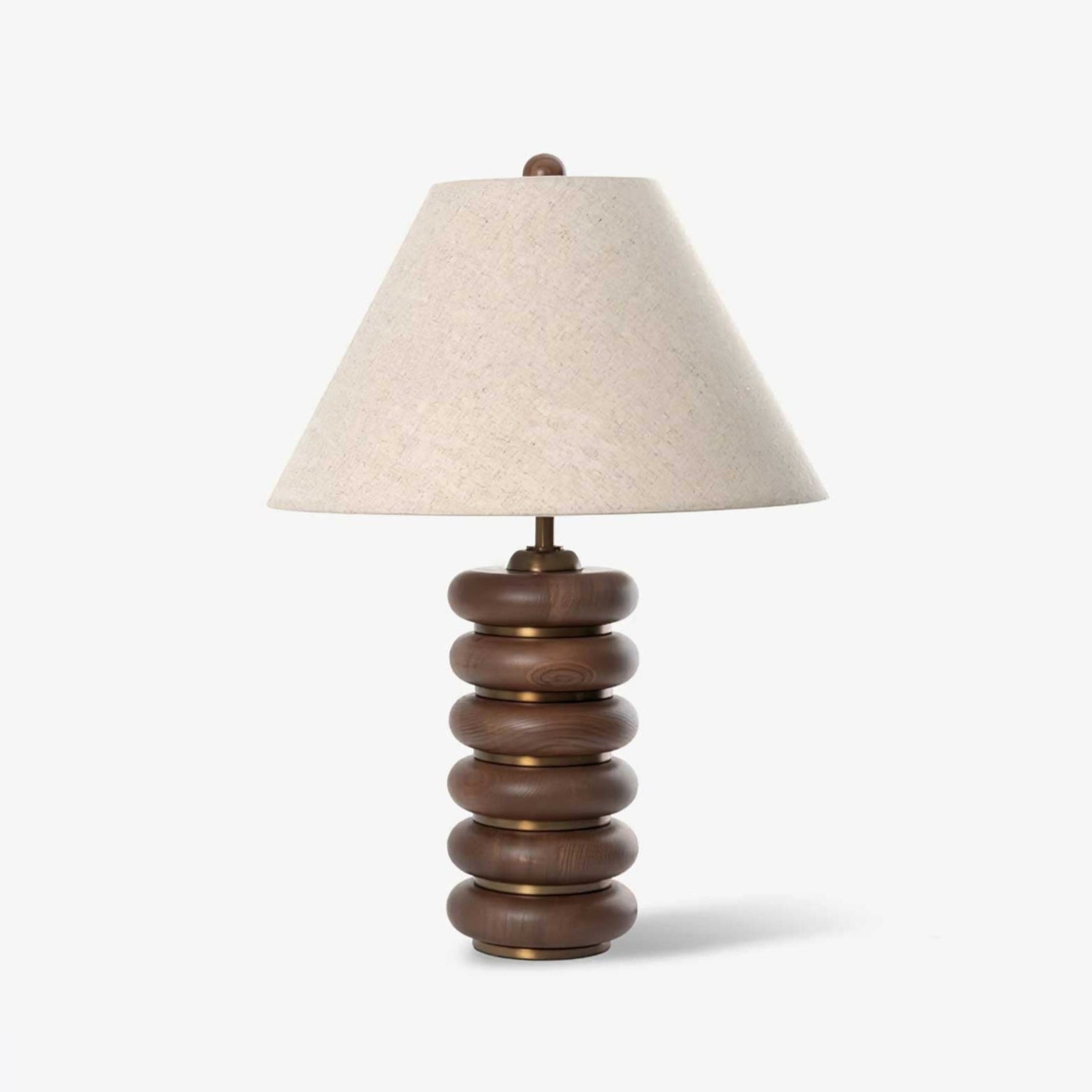Norah Minimalist Wood Table Lamp-Neutral Decor