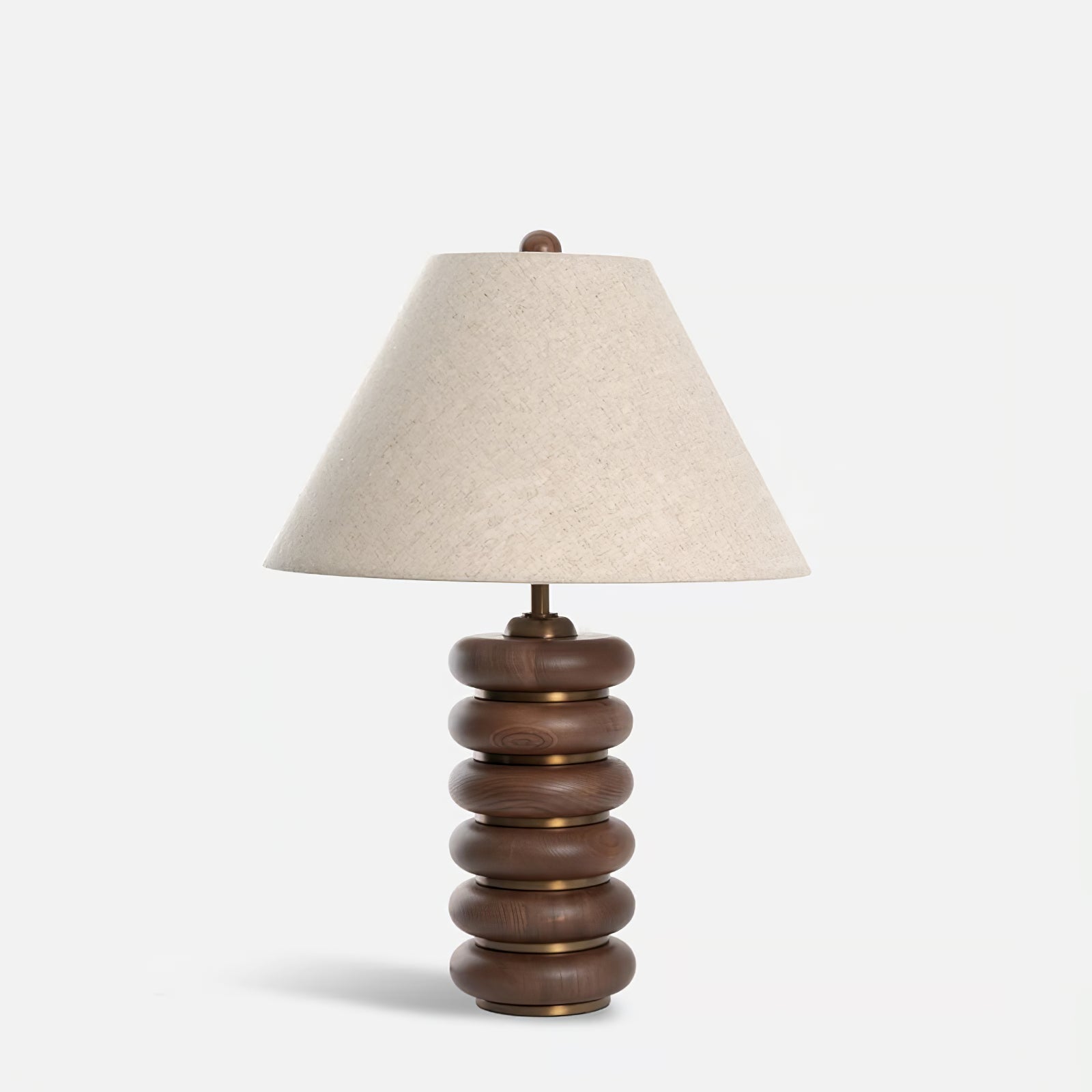 Norah Minimalist Wood Table Lamp-Neutral Decor