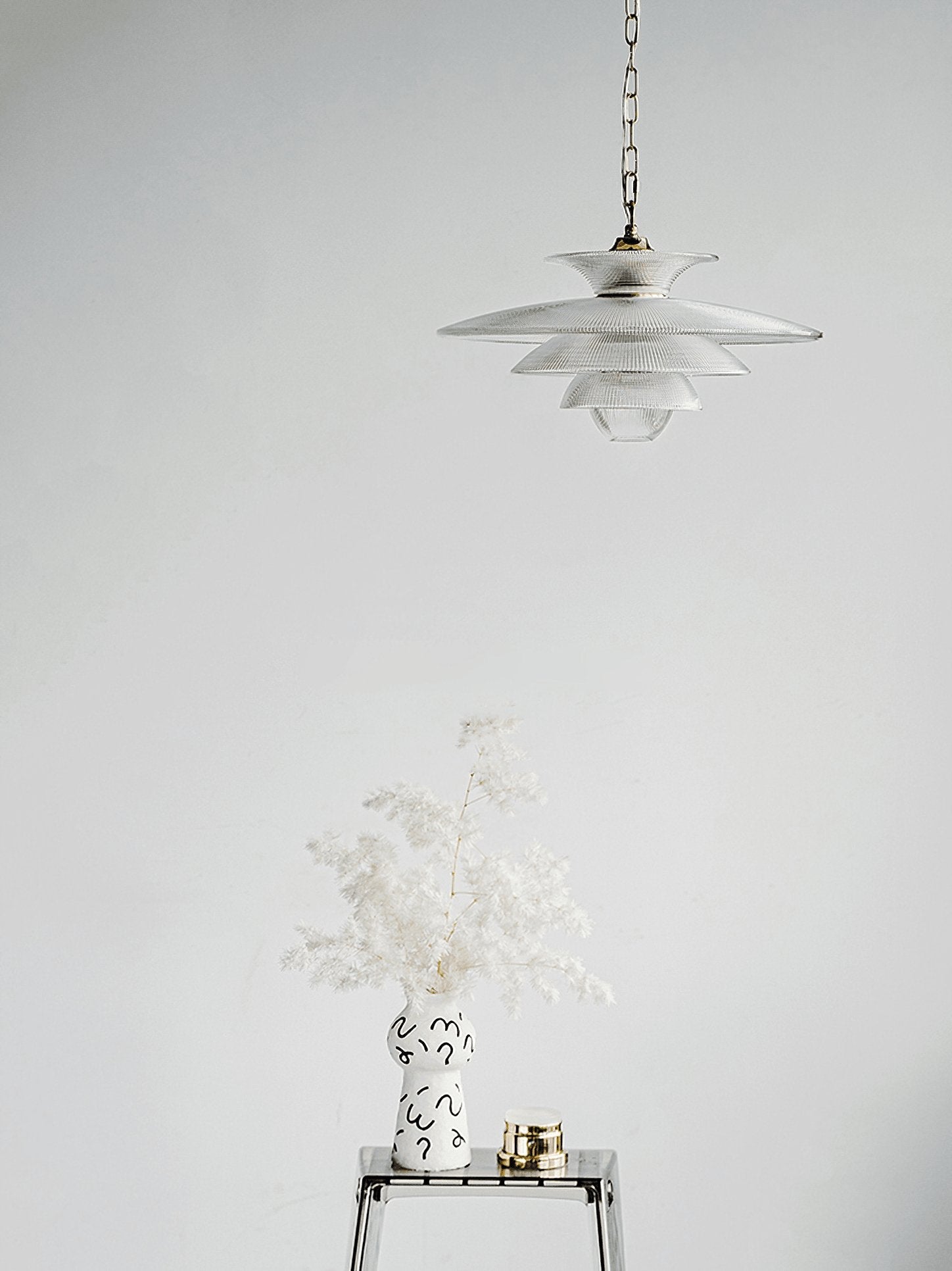 Cacariel Individual Creativity Glass Pendant Light-Neutral Decor