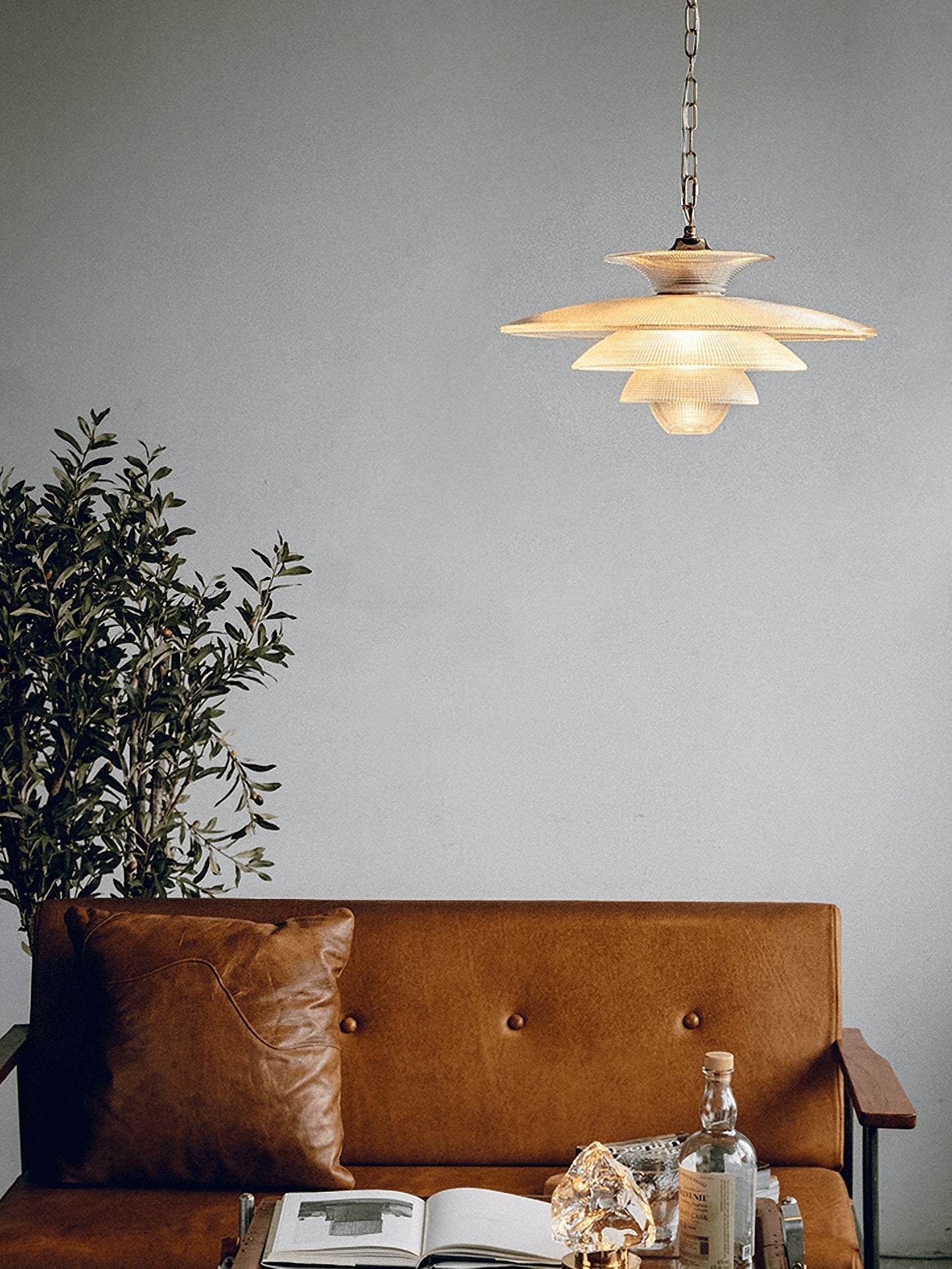 Cacariel Individual Creativity Glass Pendant Light-Neutral Decor
