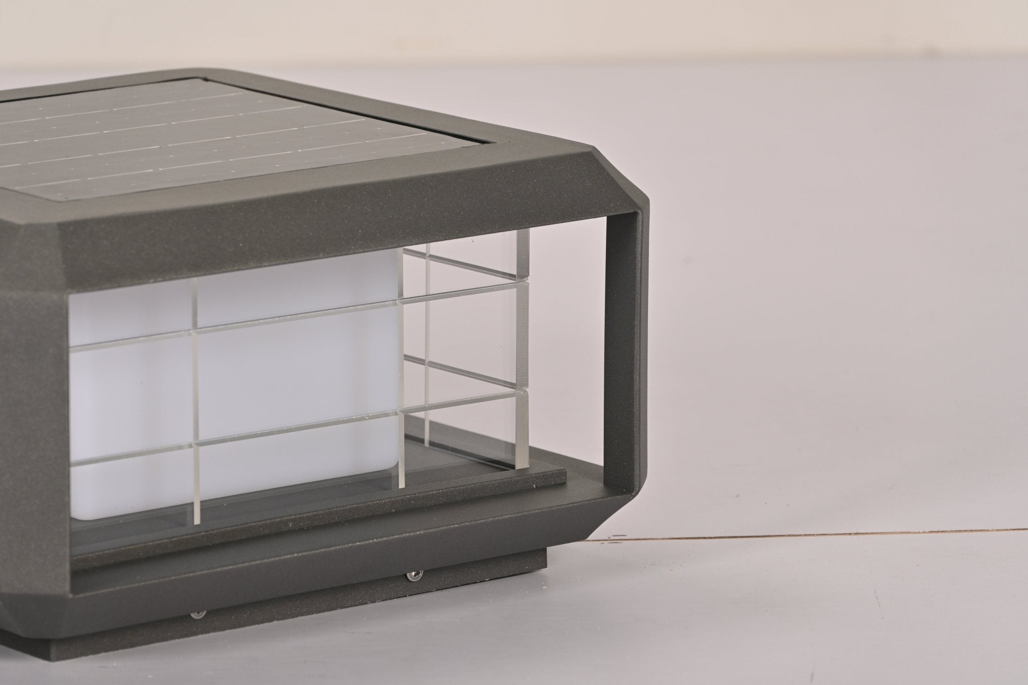Grid Guard Solar Lantern Outdoor Lamp-Neutral Decor