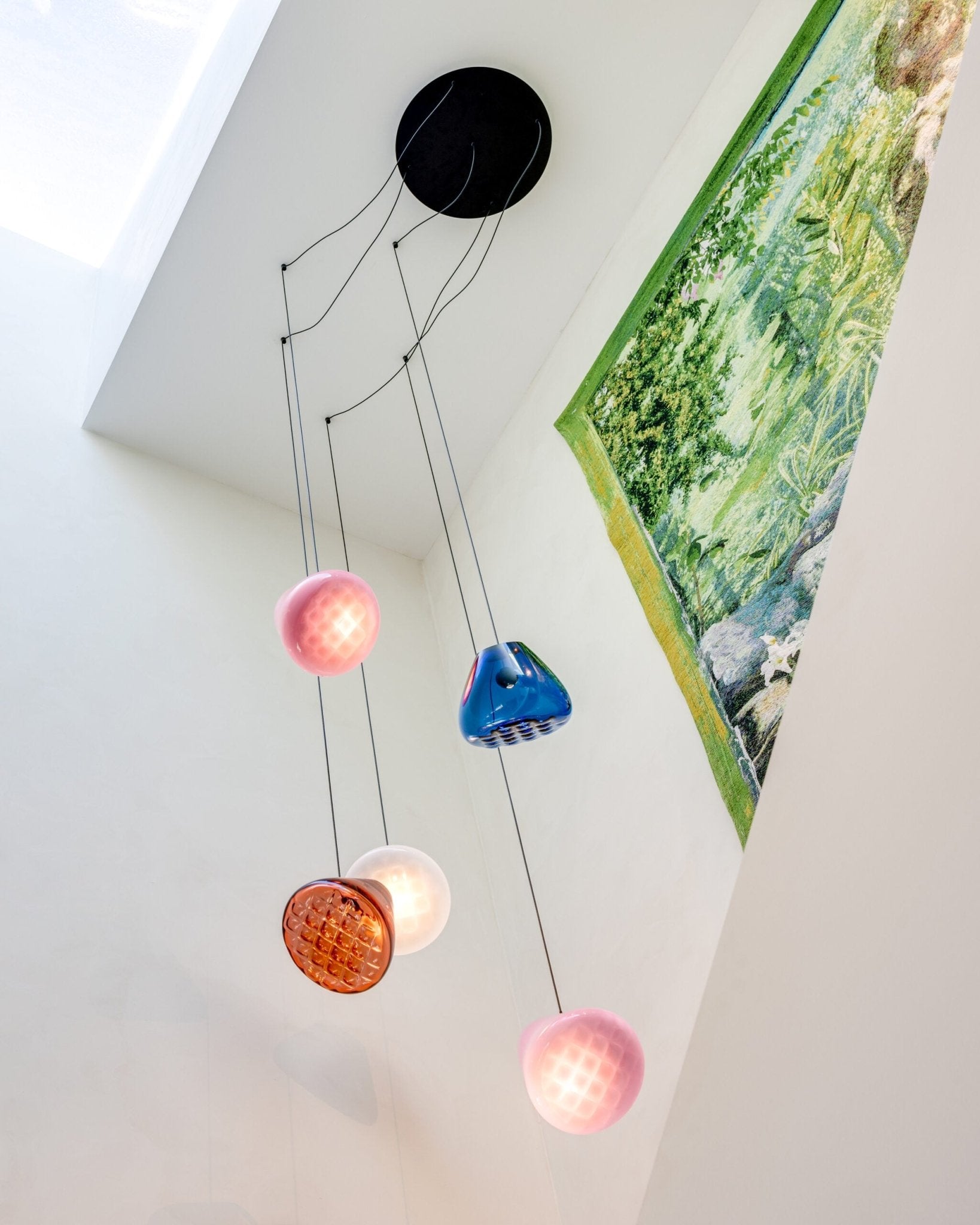 Callie Modern Glass Pendant Light-Neutral Decor