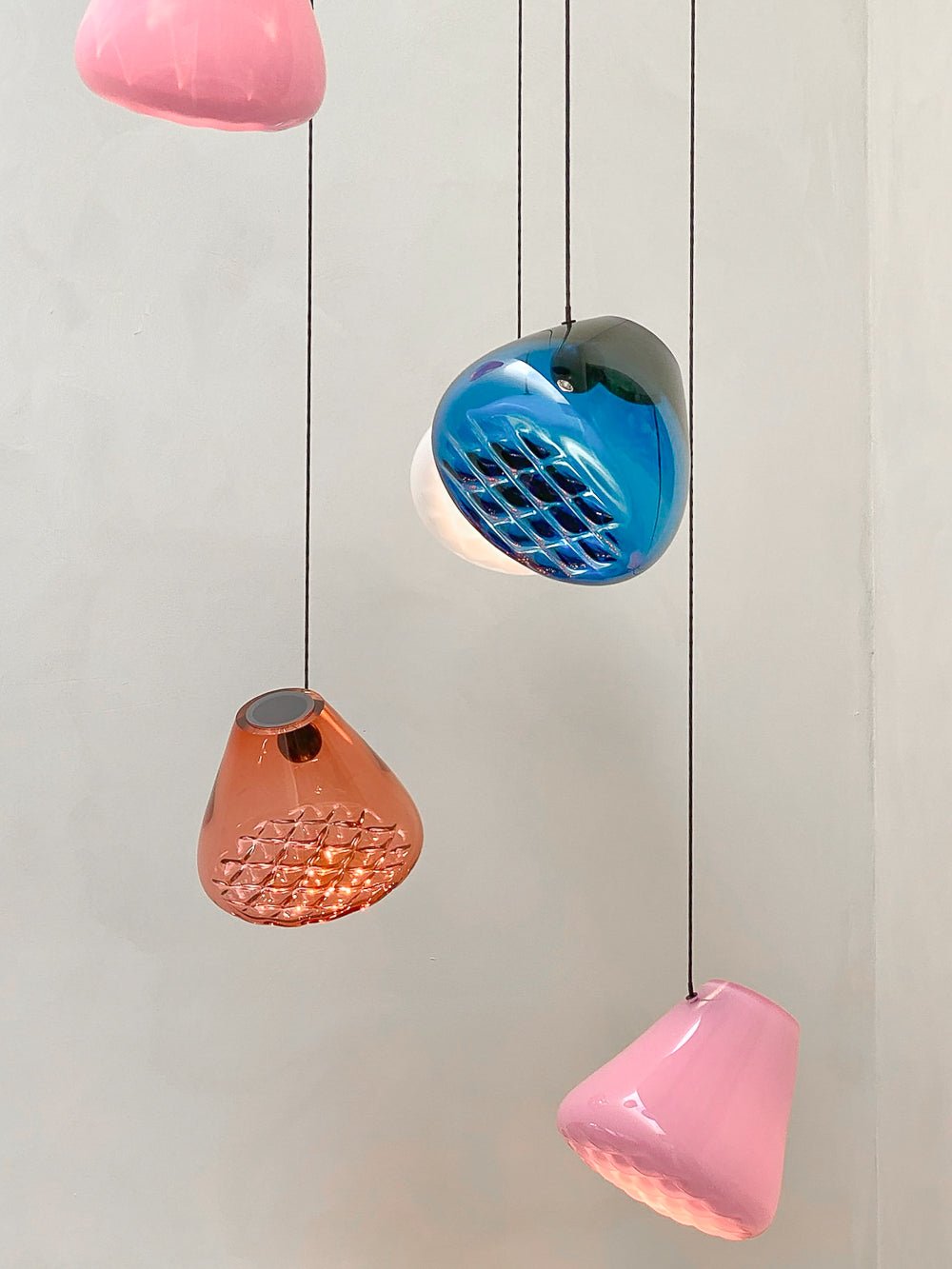 Callie Modern Glass Pendant Light-Neutral Decor