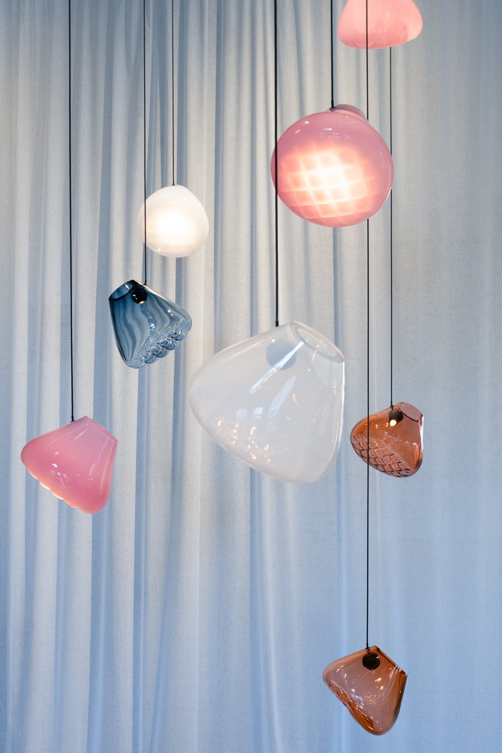 Callie Modern Glass Pendant Light-Neutral Decor