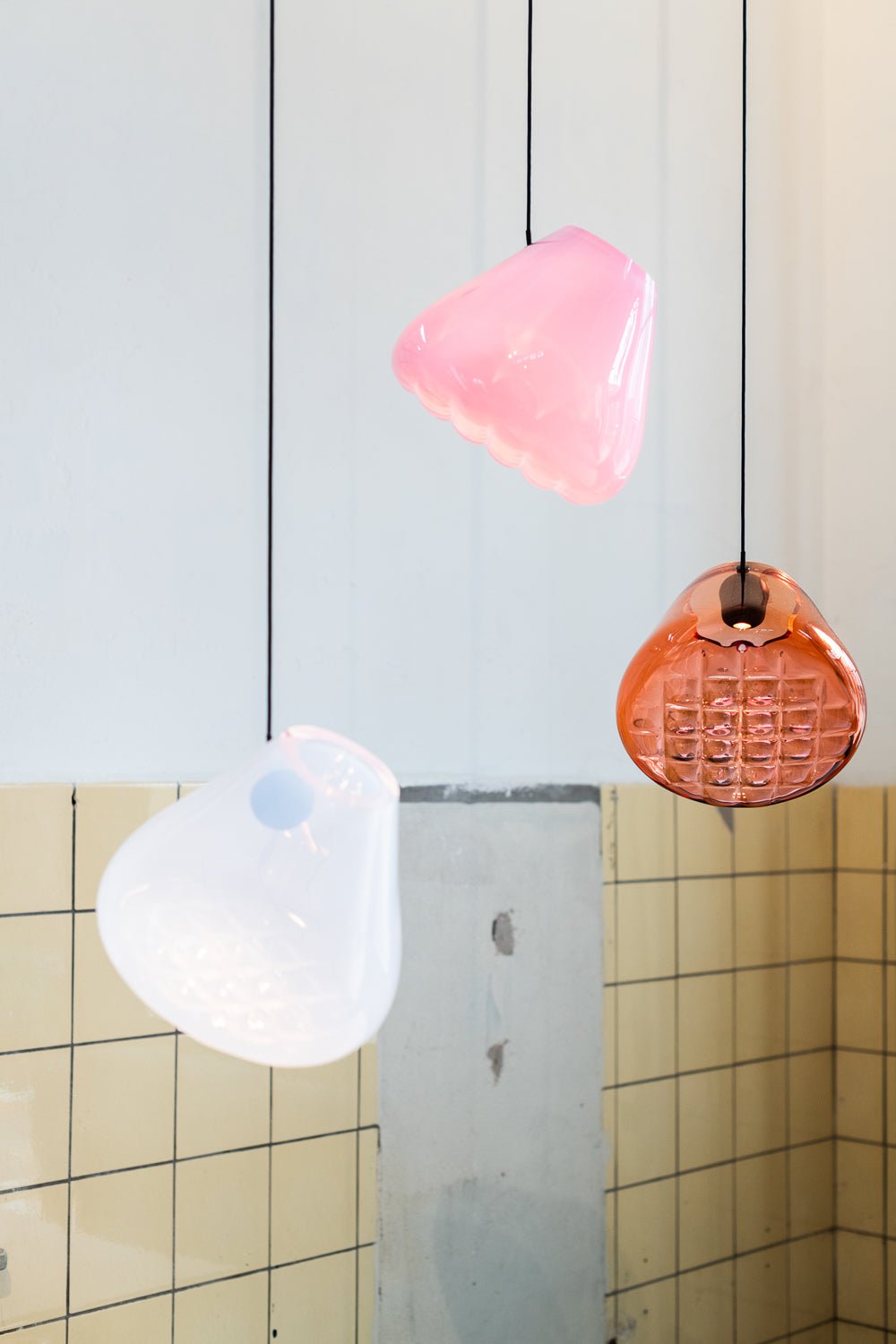 Callie Modern Glass Pendant Light-Neutral Decor