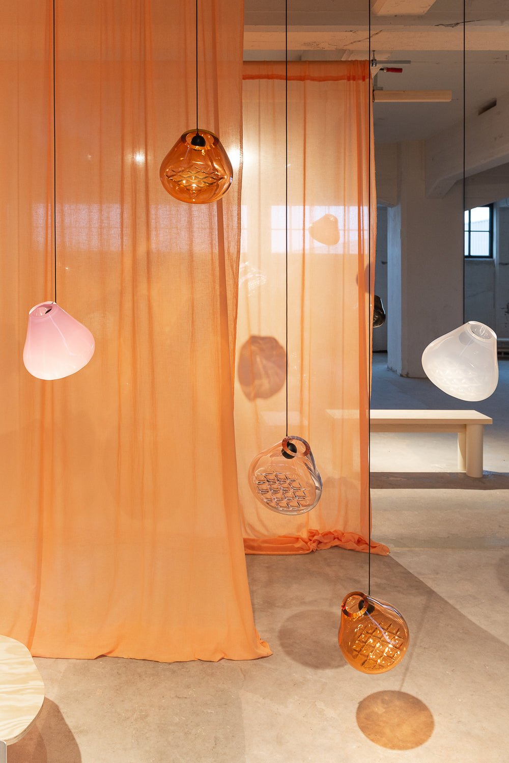 Callie Modern Glass Pendant Light-Neutral Decor