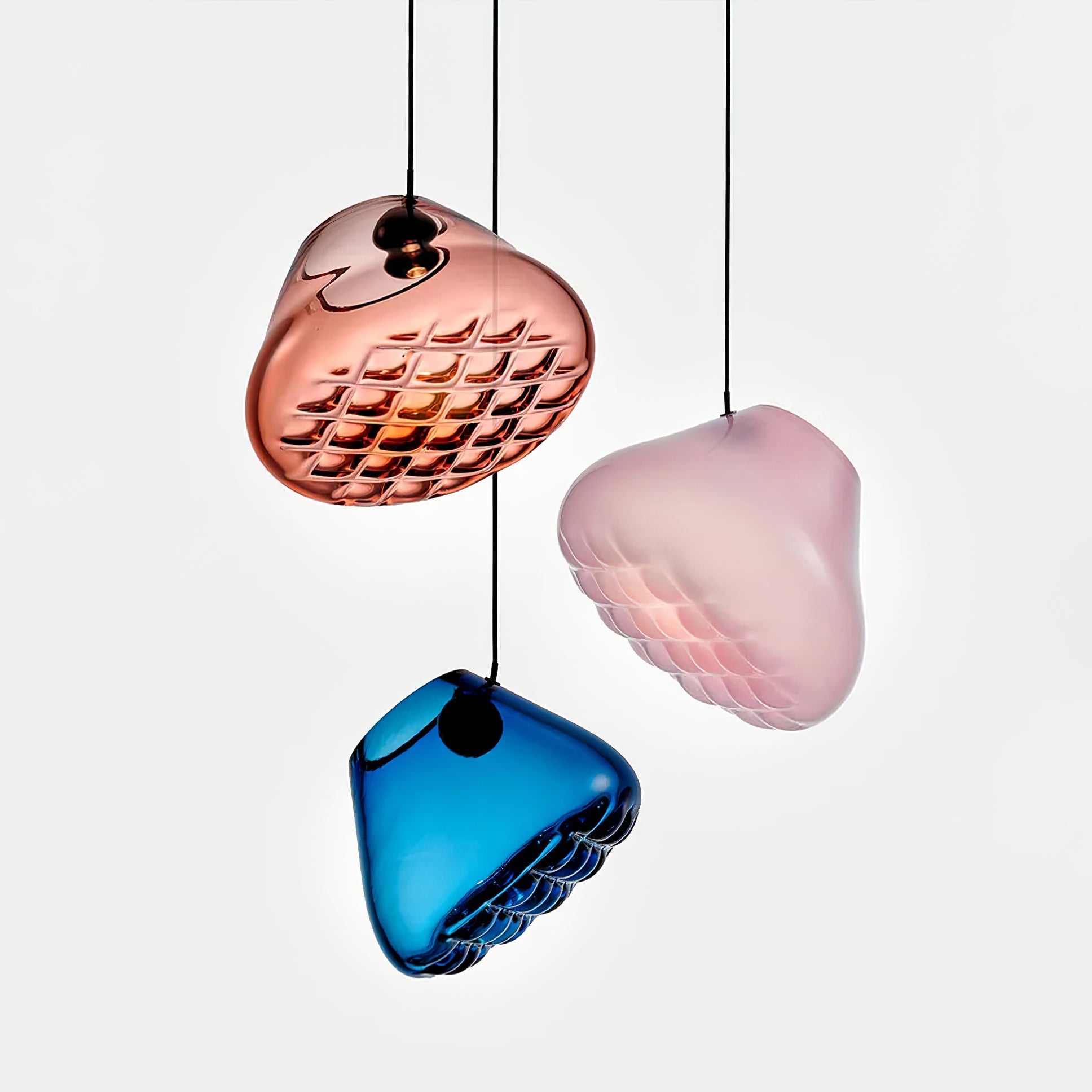Callie Modern Glass Pendant Light-Neutral Decor