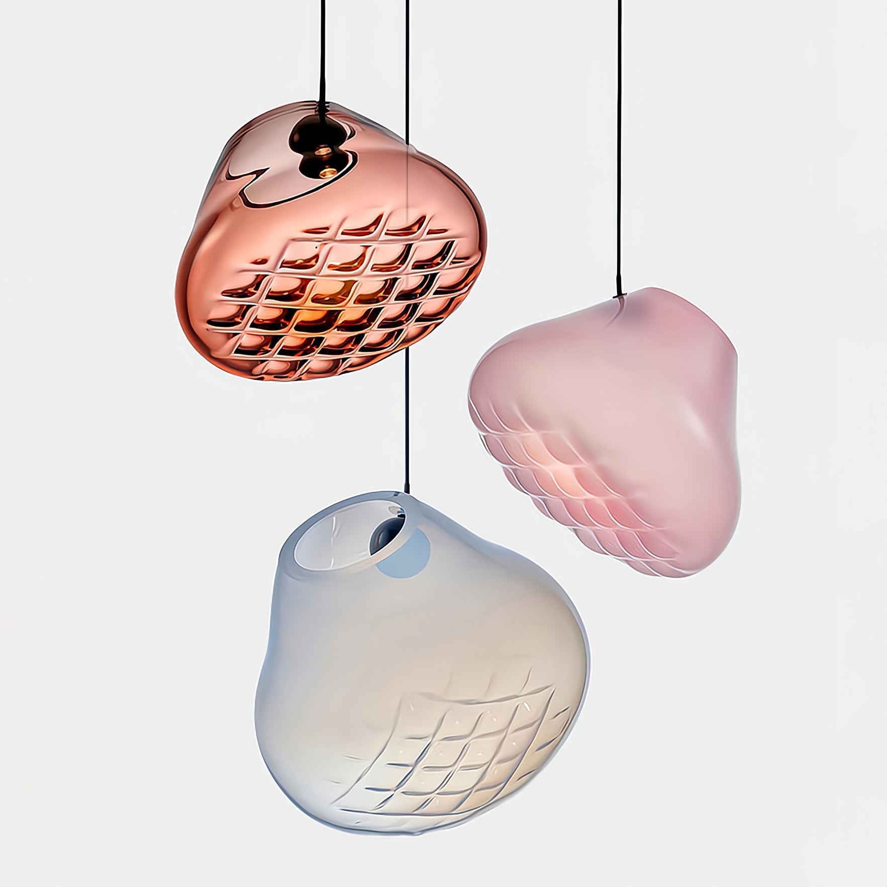 Callie Modern Glass Pendant Light-Neutral Decor