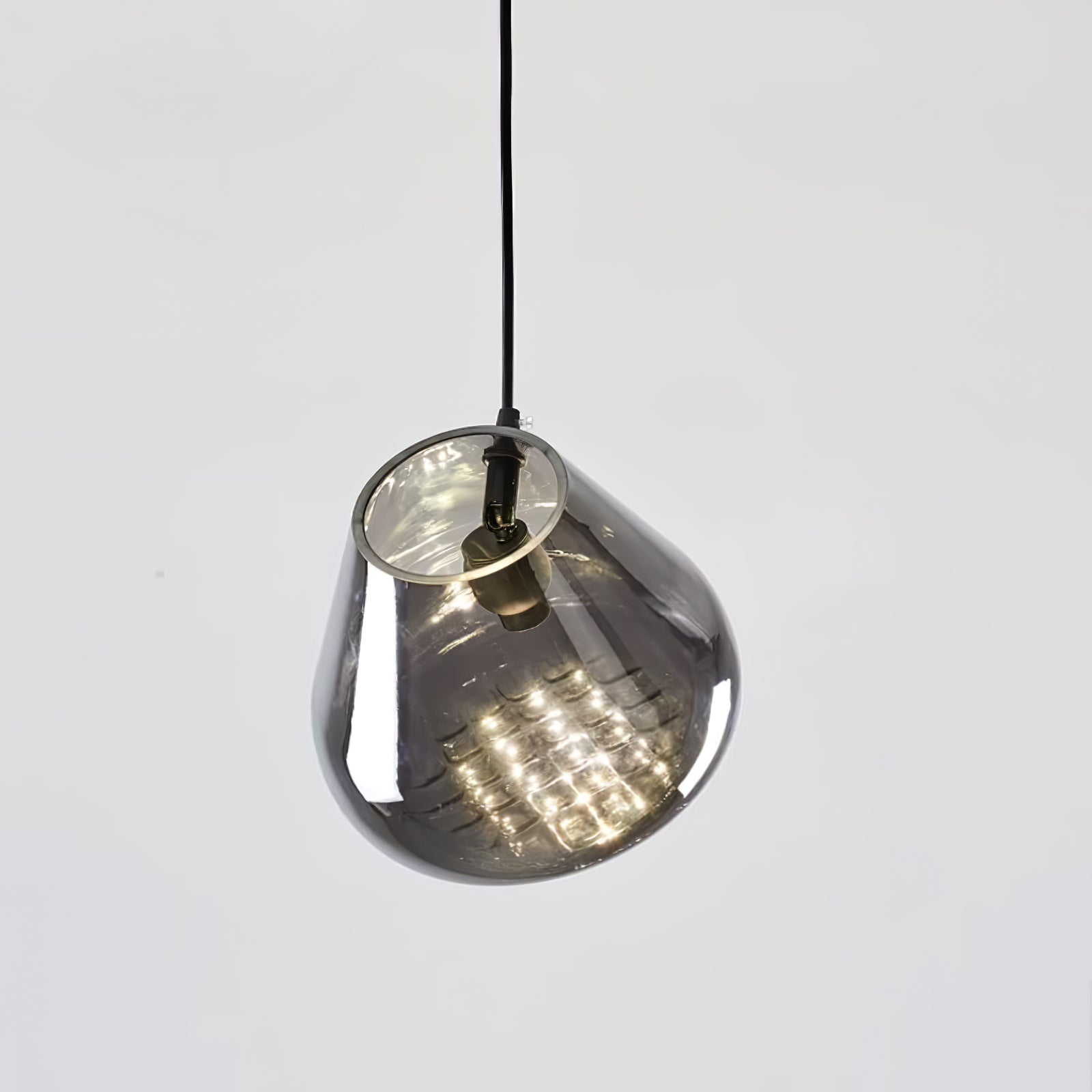 Callie Modern Glass Pendant Light-Neutral Decor