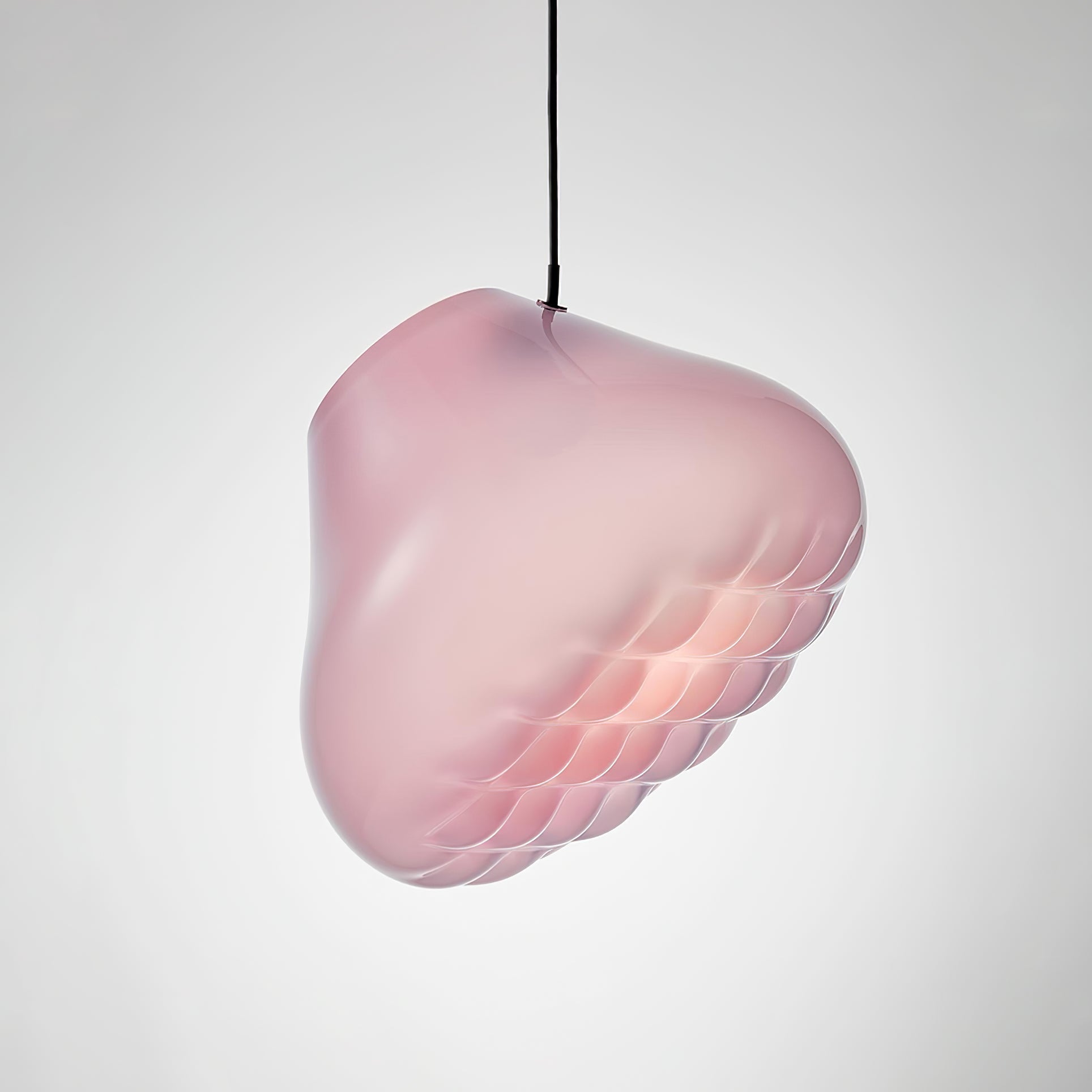 Callie Modern Glass Pendant Light-Neutral Decor