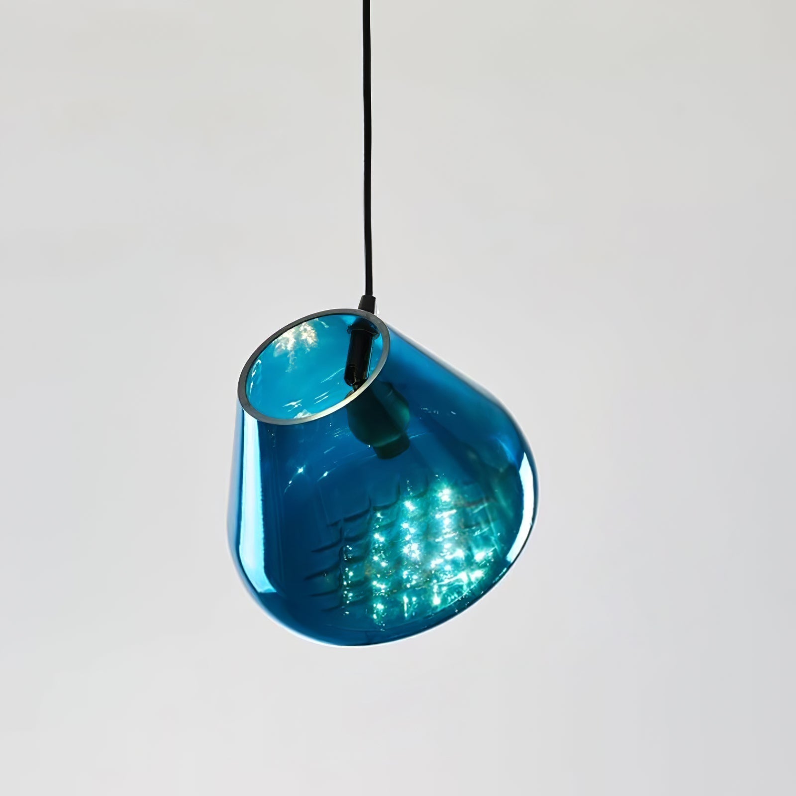 Callie Modern Glass Pendant Light-Neutral Decor
