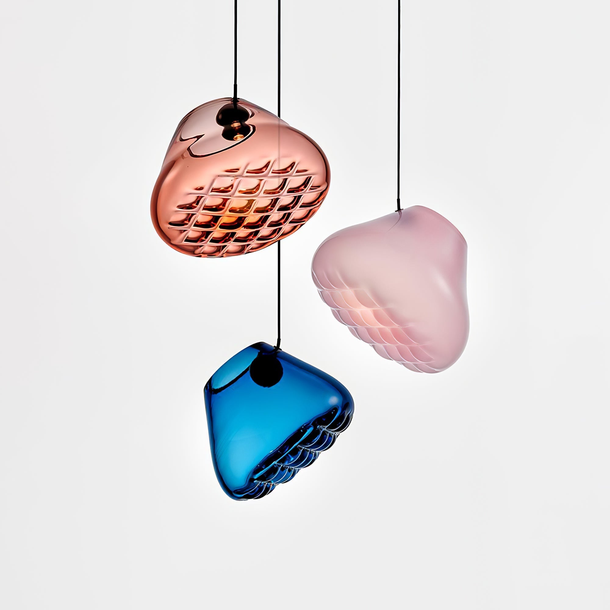 Callie Modern Glass Pendant Light-Neutral Decor