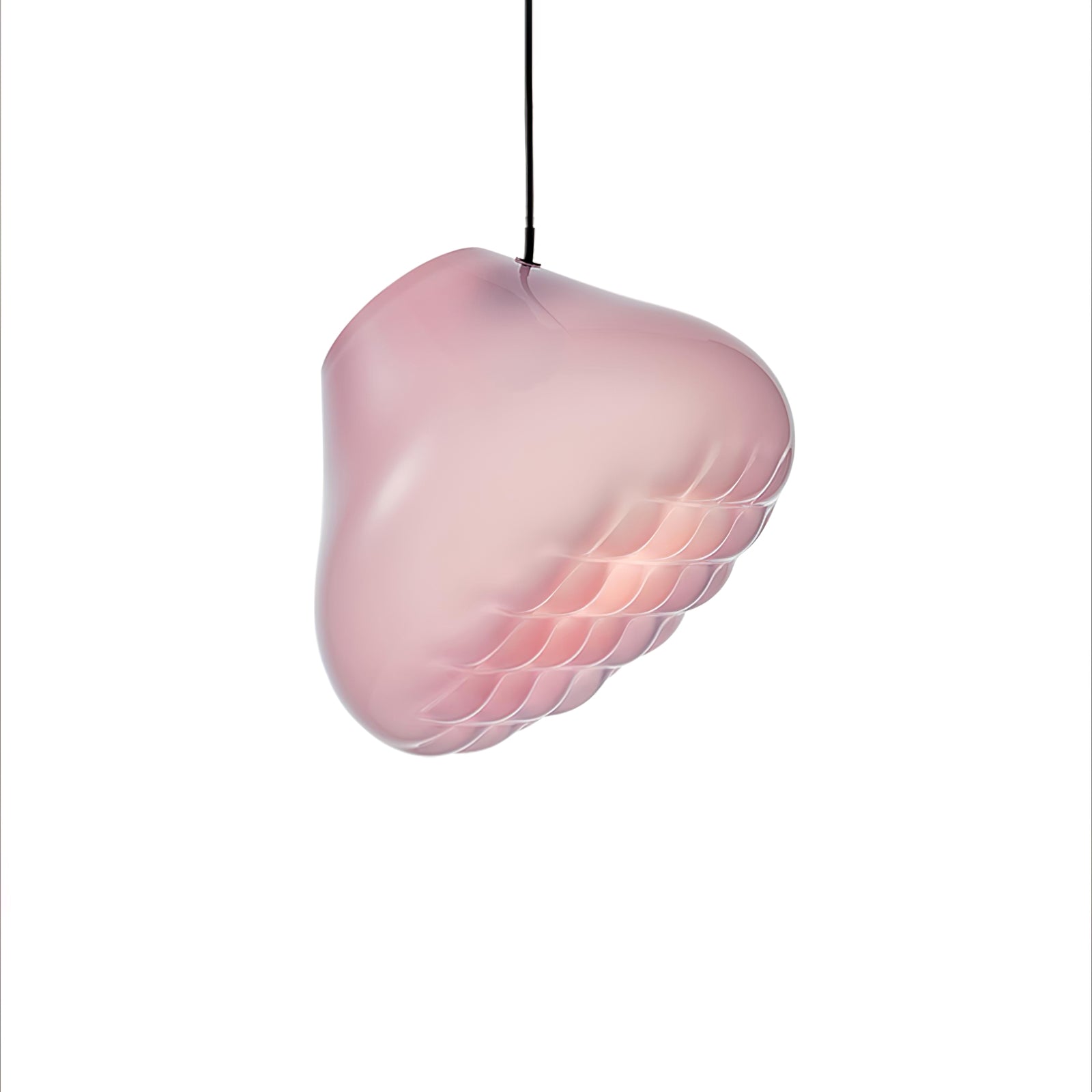 Callie Modern Glass Pendant Light-Neutral Decor