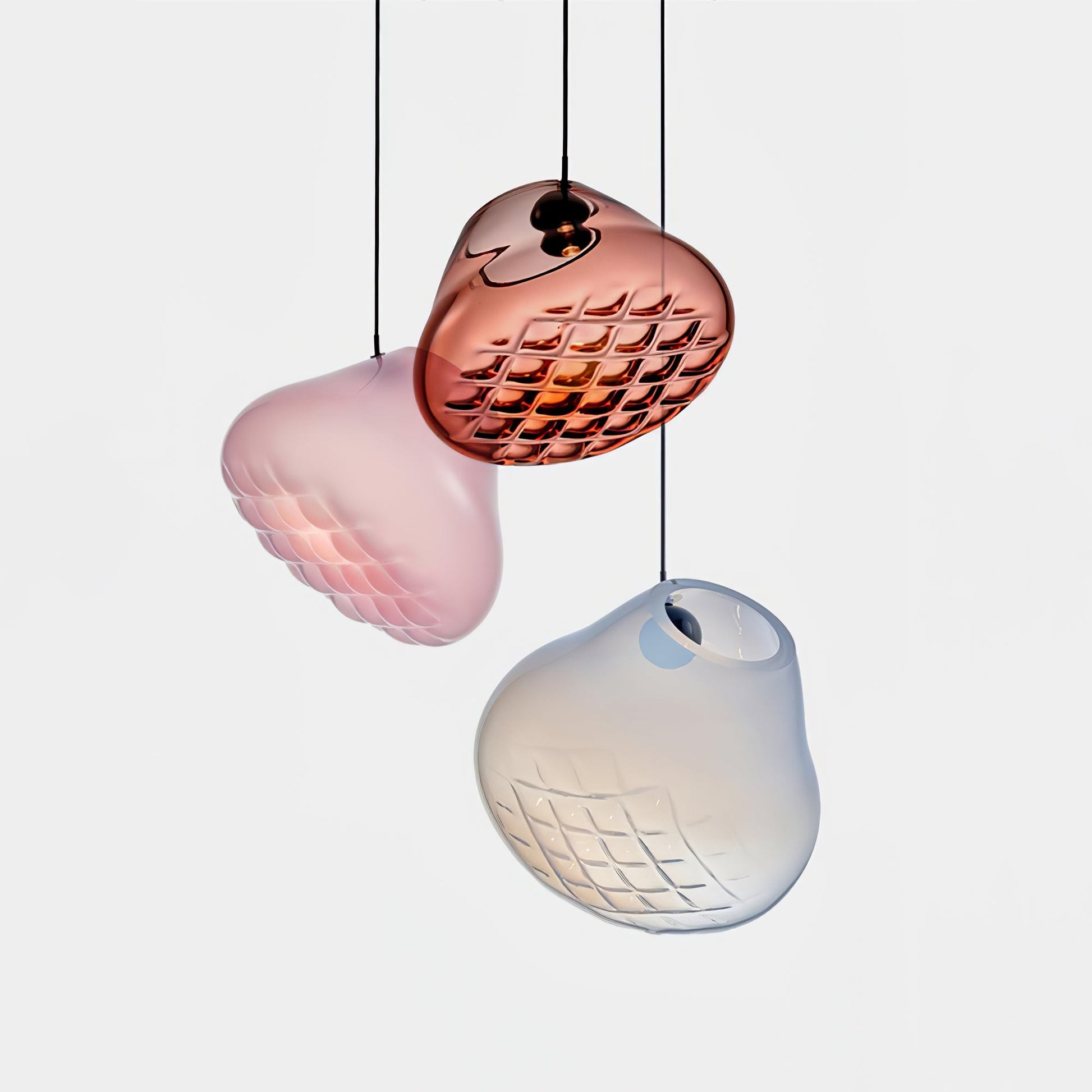 Callie Modern Glass Pendant Light-Neutral Decor